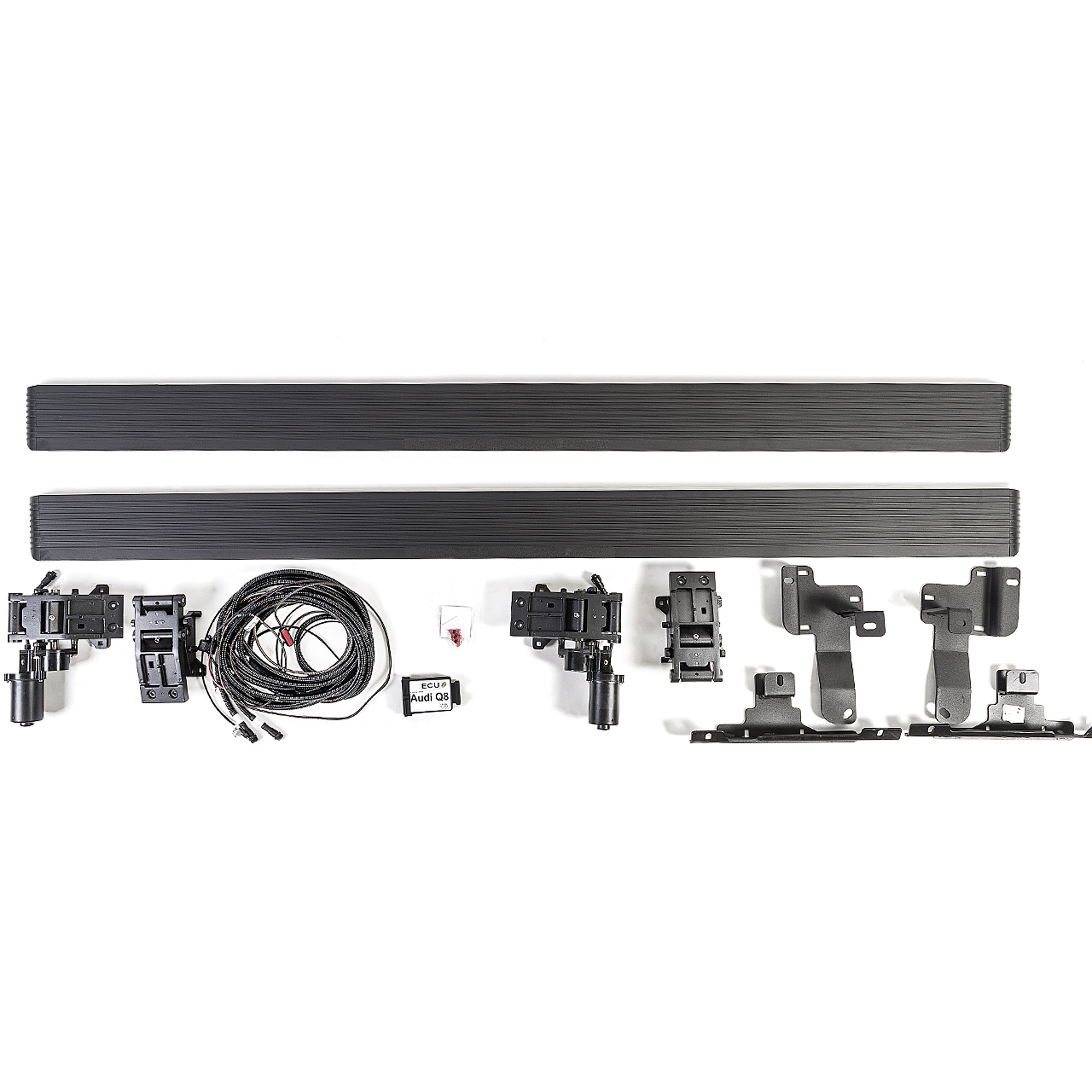 10848 Выдвижные пороги-ступени RRS для Audi Q8 ДОПОЛНИТЕЛЬНОЕ ОСНАЩЕНИЕ ДЛЯ АУДИ Q8 (2018+) ВЫЕЗЖАЮЩИЕ ЭЛЕКТРО ПОРОГИ-ПОДНОЖКИ RRS