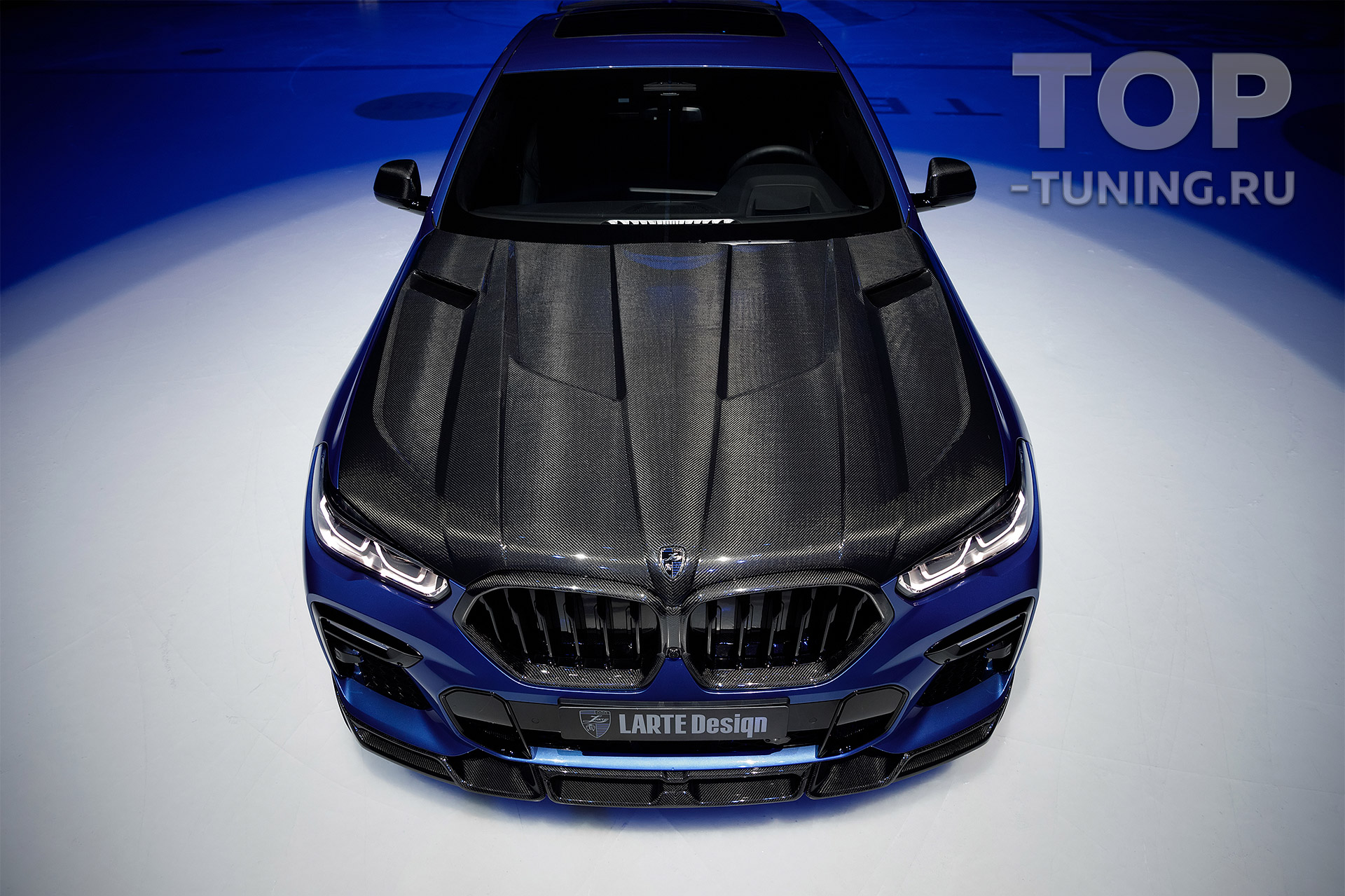 10852 Капот с жабрами Larte Performance для BMW X6 G06