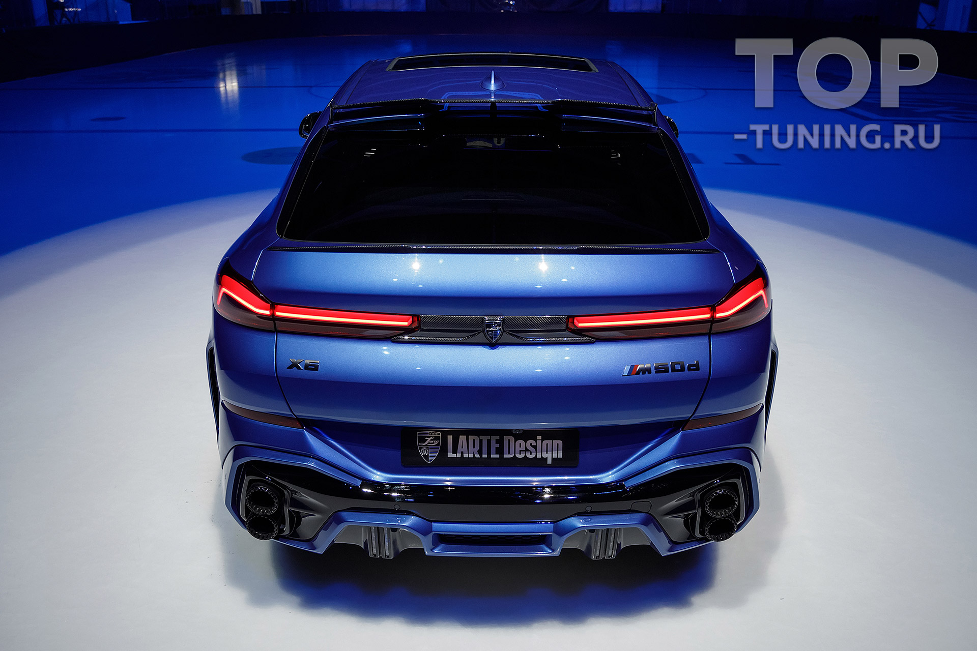 ТЮНИНГ БМВ Х6 (G06, 2019+) ВЕРХНИЙ СПОЙЛЕР ОБВЕС LARTE PERFORMANCE