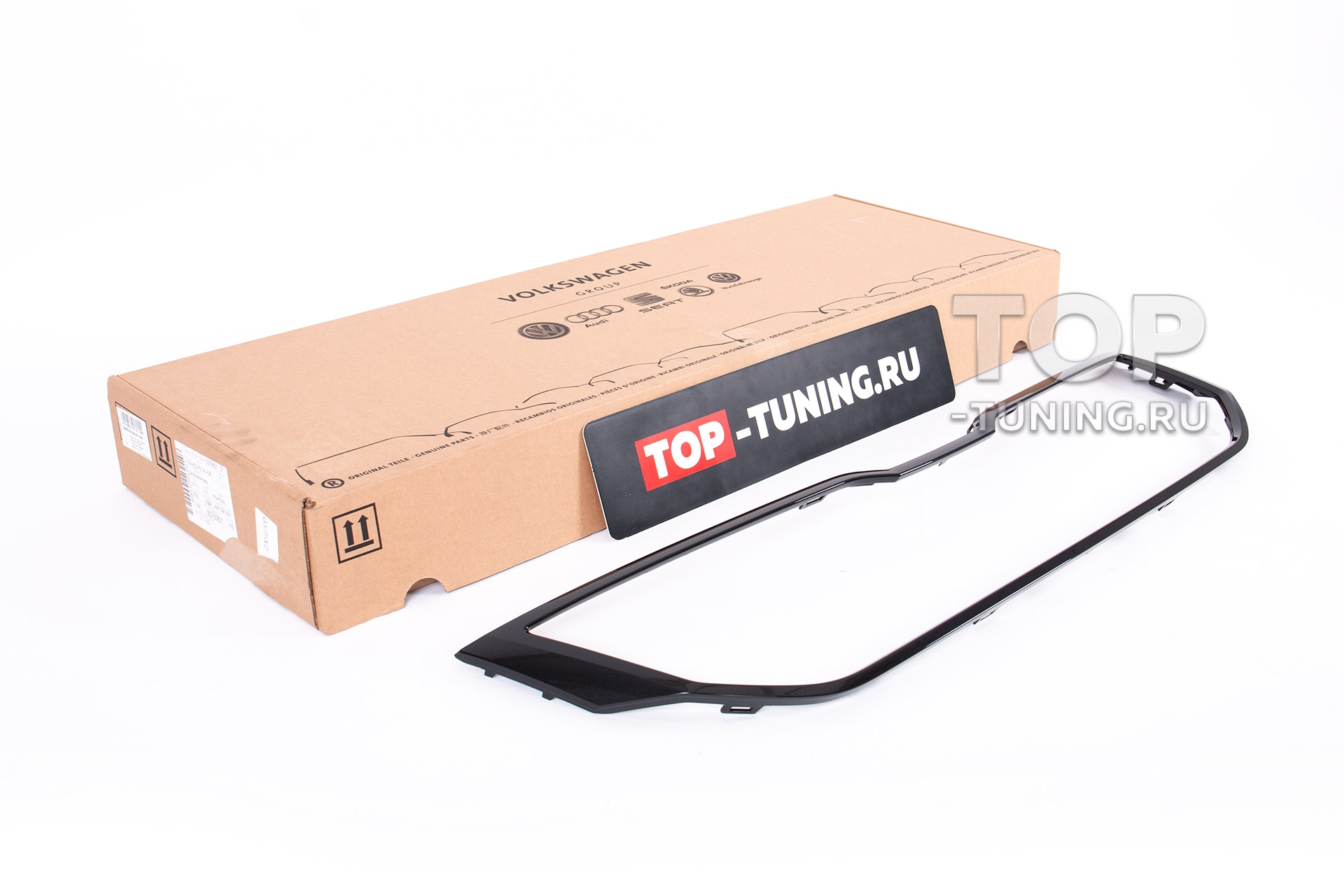 ОРИГИНАЛЬНЫЙ ТЮНИНГ ШКОДА  РАМКА НА РЕШЕТКУ РАДИАТОРА KAROQ ЧЕРНОГО ЦВЕТА ОТ ВЕРСИИ SPORTLINE 