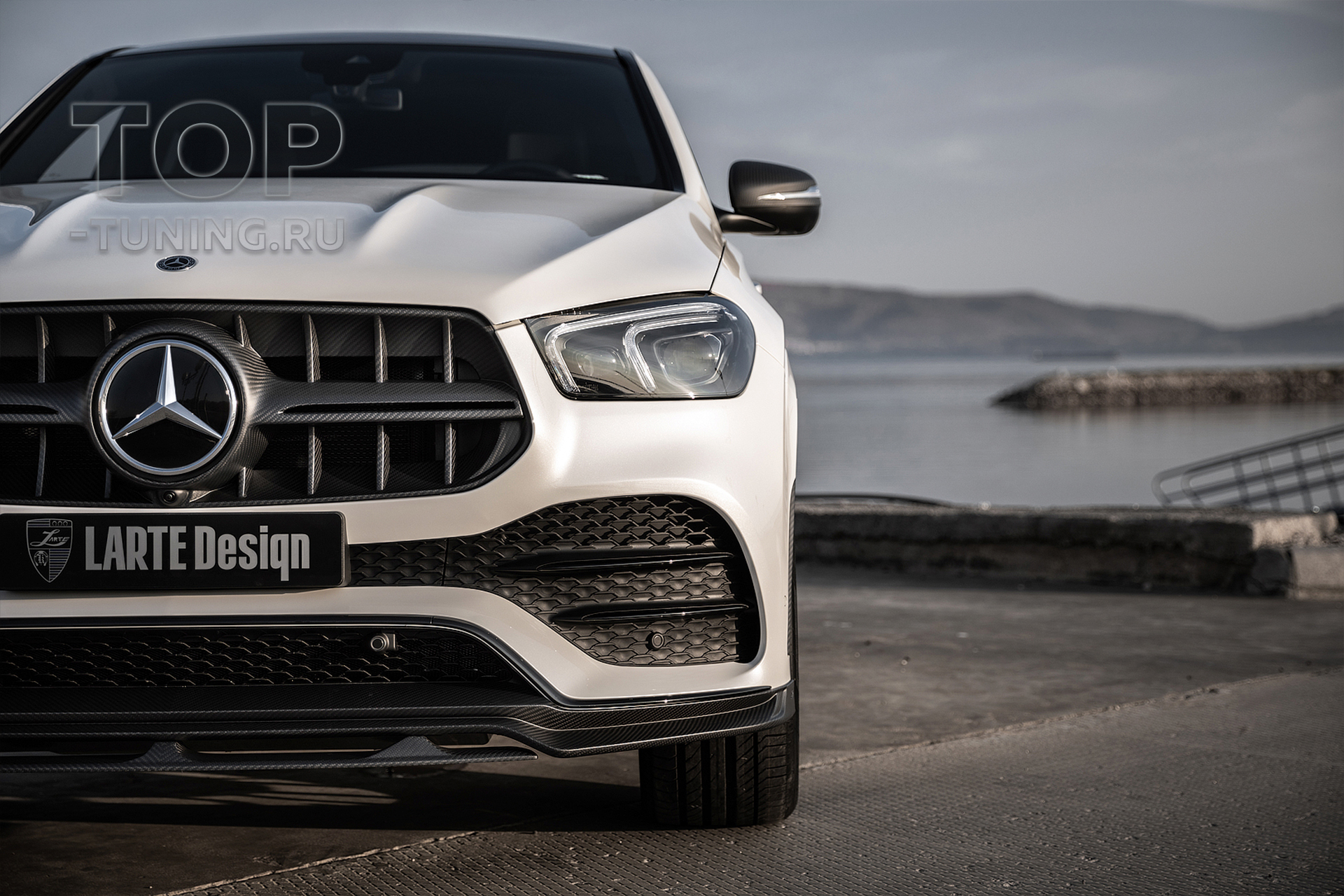 ТЮНИНГ МЕРСЕДЕС ГЛЕ КУПЕ (V167; 2018+) СПЛИТТЕР ДЛЯ ПЕРЕДНЕЙ ЮБКИ ОБВЕС WINNER - LARTE DESIGN