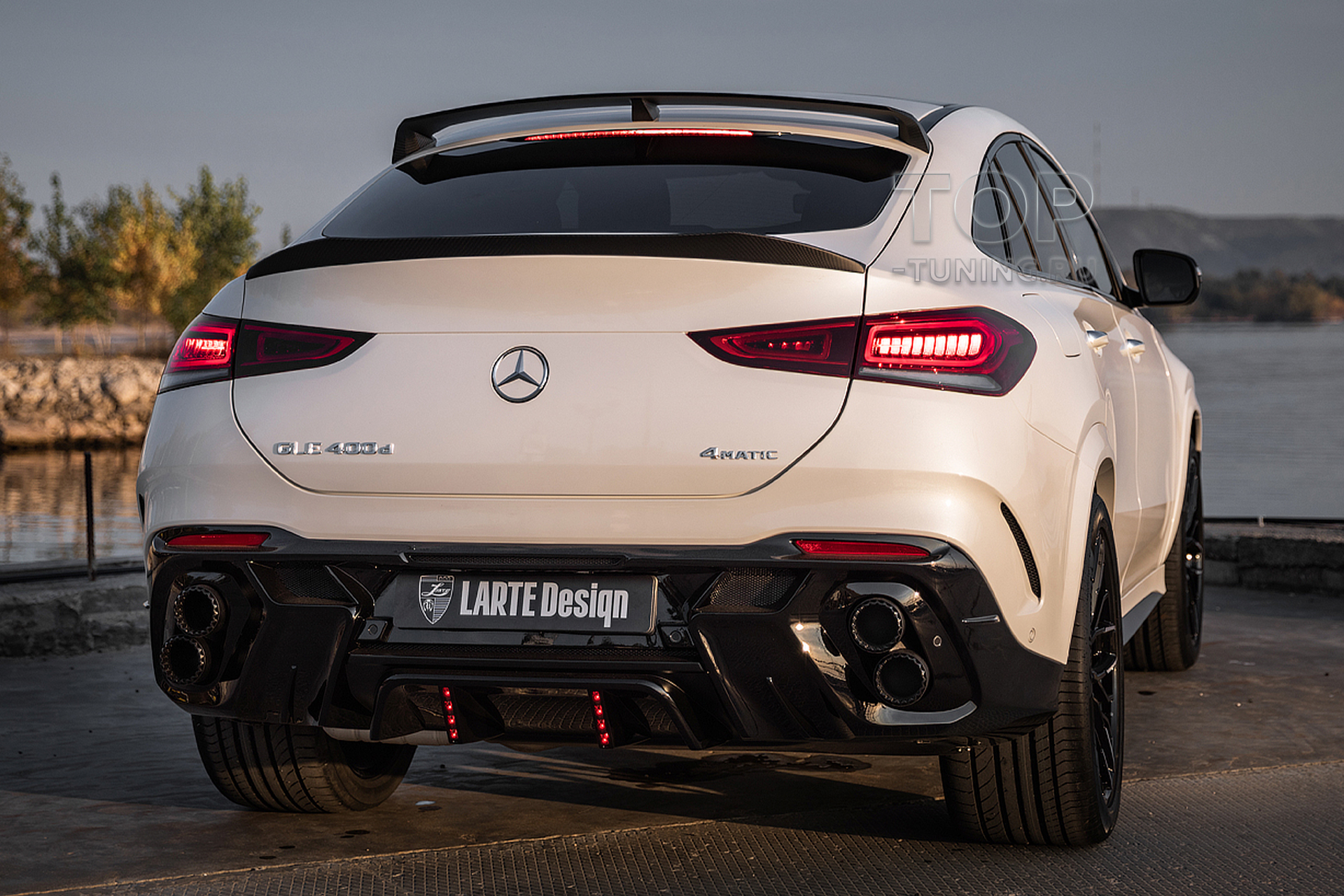 ТЮНИНГ МЕРСЕДЕС ГЛЕ КУПЕ (V167; 2018+) ВЕРХНИЙ СПОЙЛЕР ОБВЕС WINNER - LARTE DESIGN