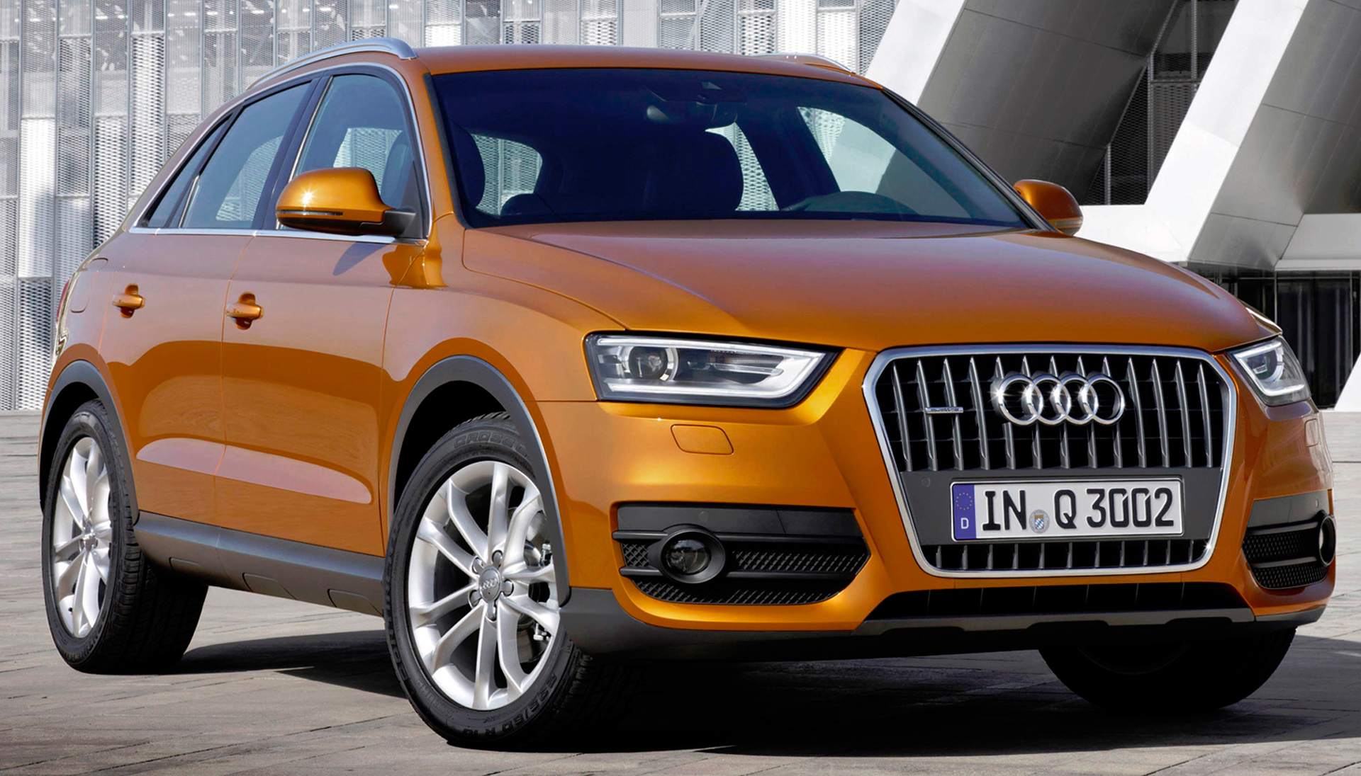 Комплект брызговиков передние + задние для Ауди Q3 11065 Брызговики CS Original для Audi Q3 8U