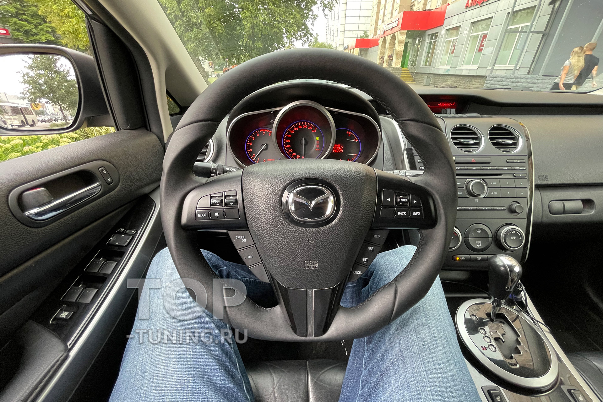 Тюнинг Мазда СХ7 (рест) Изменение анатомии и перешив руля 