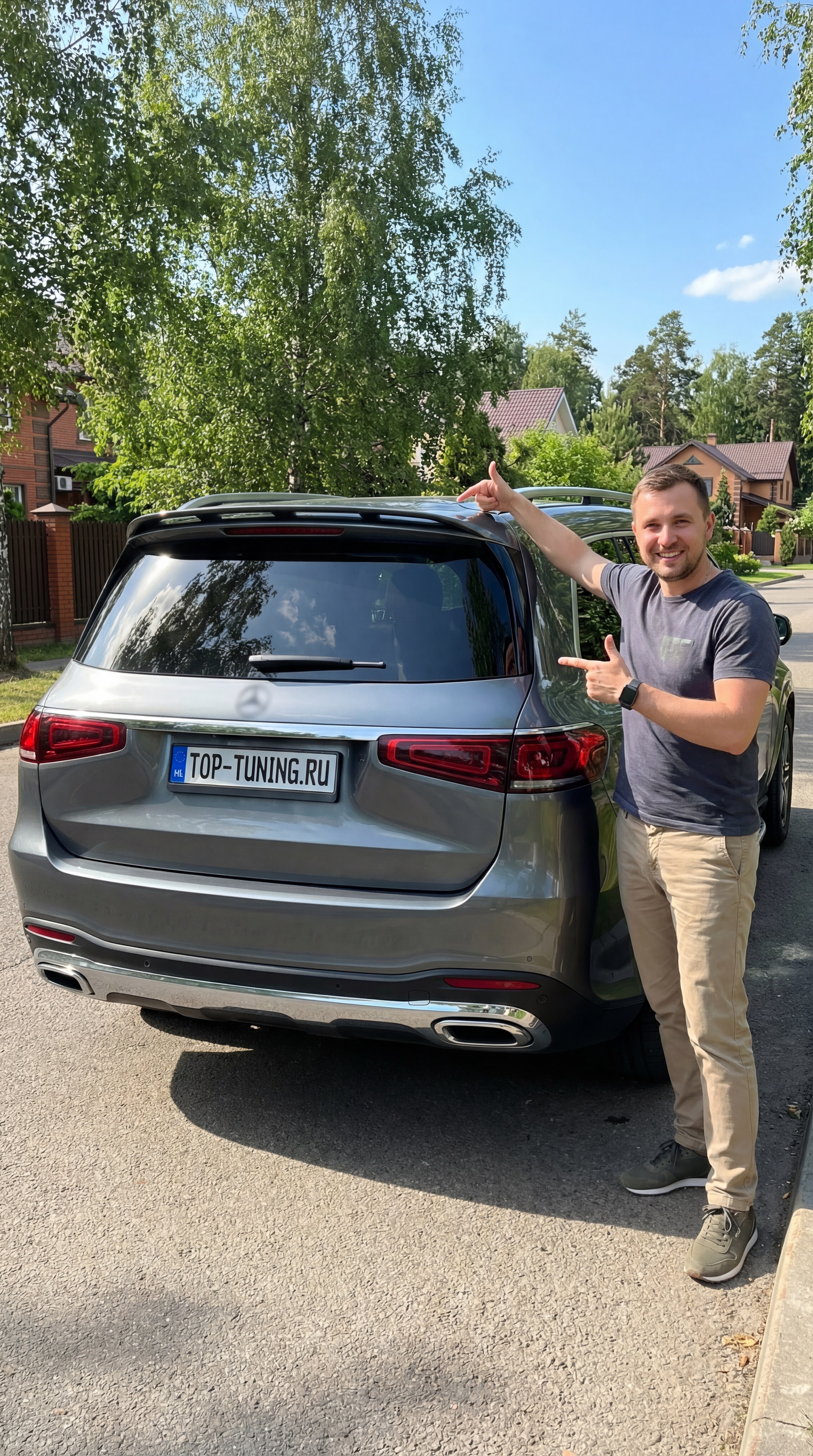 Верхний спойлер (козырек) для Mercedes-Benz GLS-Class в кузове X167. Деталь под окраску. Технические характеристики, комплектация и условия доставки. Профессиональный тюнинг и аксессуары 11779 Оригинальный спойлер для Mercedes-Benz GLS (X167)