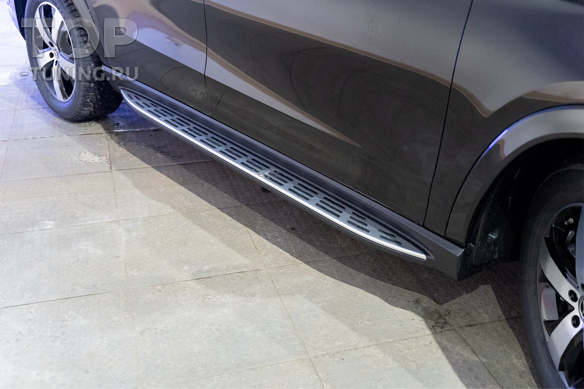 Пороги ступени Кайман для Мерседес Бенц ГЛС 167