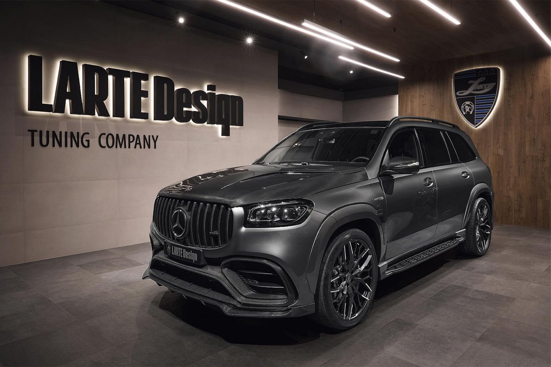 Аэродинамический обвес Larte Design для тюнинга Mercedes AMG GLS 63