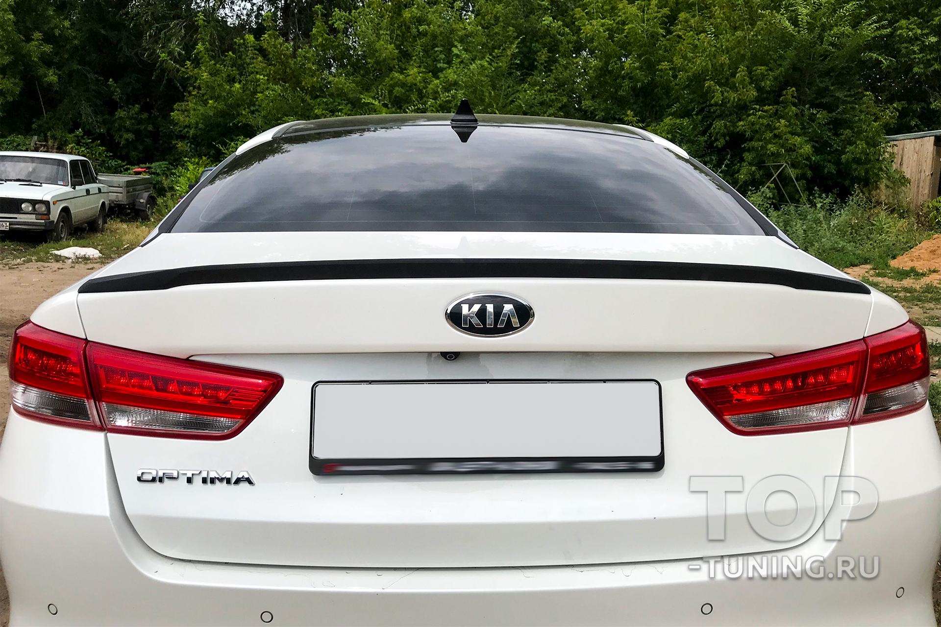 Лип-спойлер GT на крышку багажника для тюнинга Киа Оптима 4