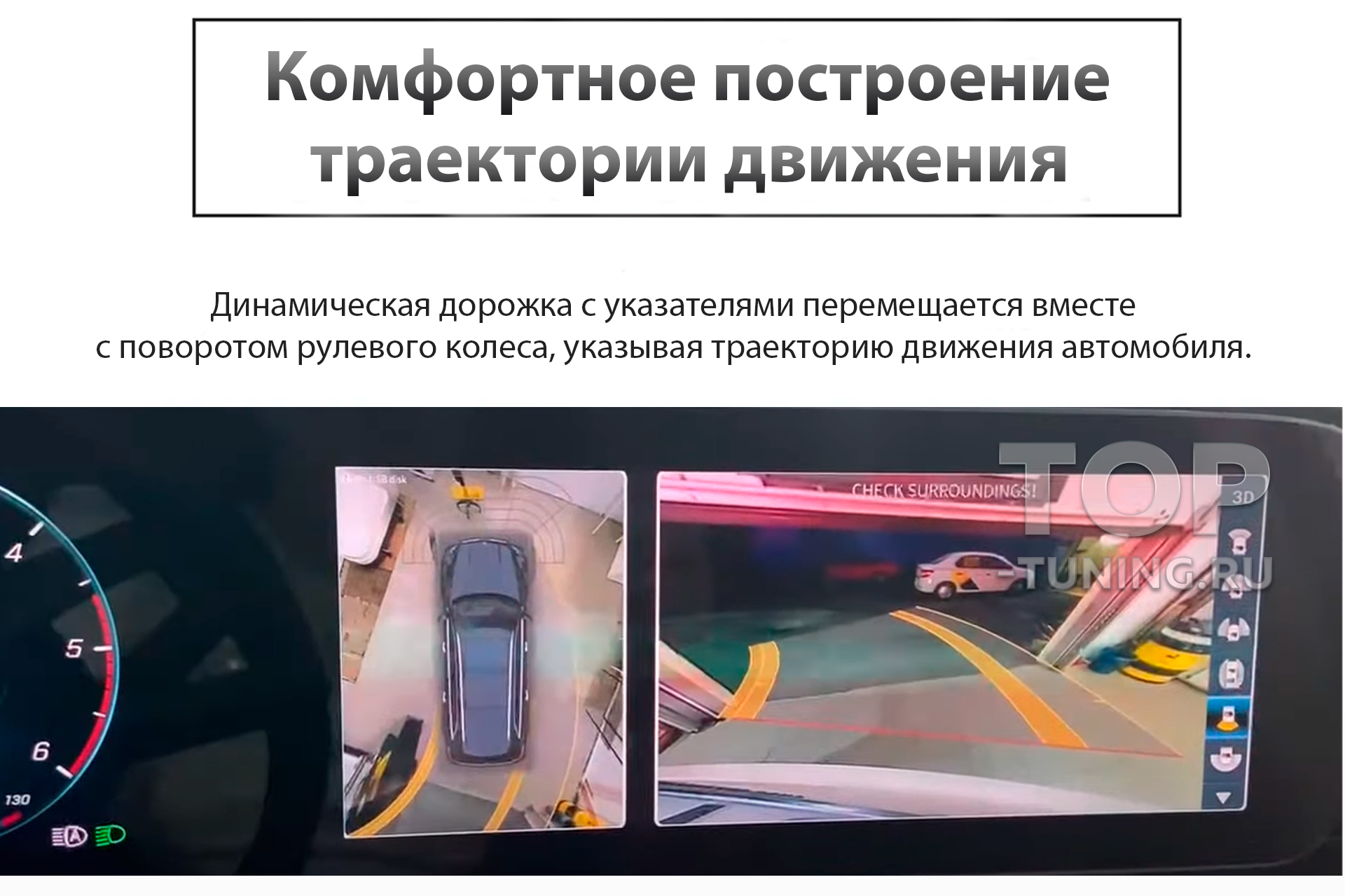 Бесшовная система кругового обзора 360° градусов 11981 3D круговой обзор 360° градусов для Mercedes GLS X167