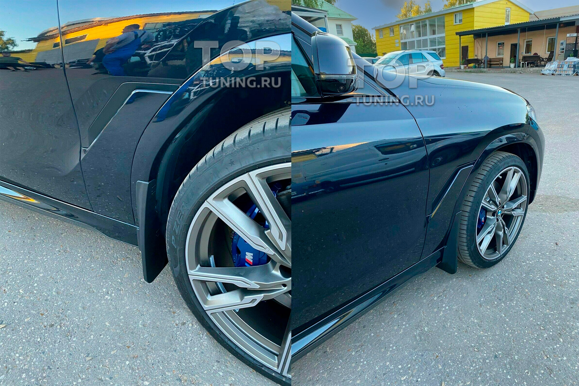 11994 Эластичные брызговики для BMW X6 G06 М-Sport