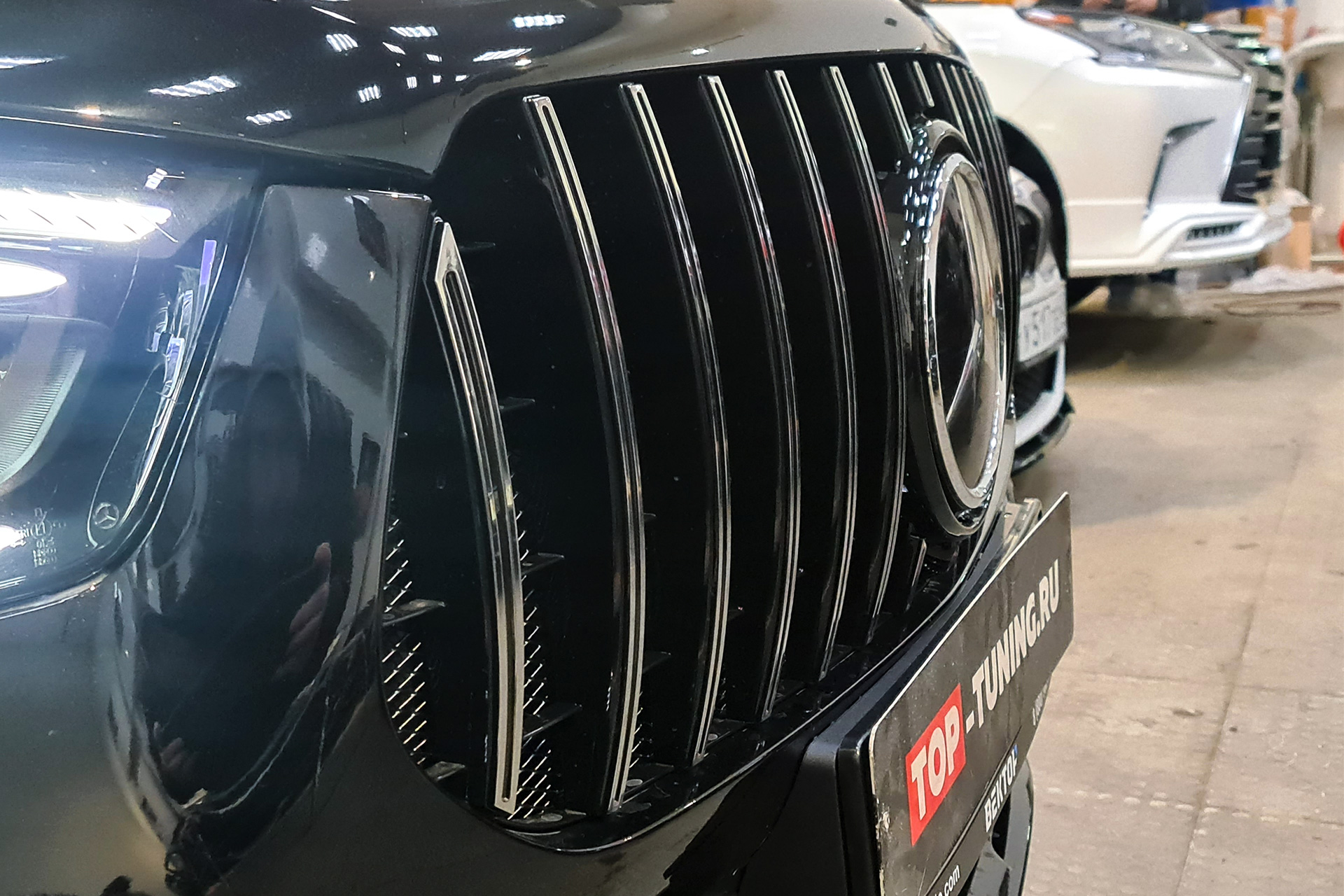 Установка решетки GT Line для Mercedes-Benz GLE выполнена в Топ Топ Тюнинг