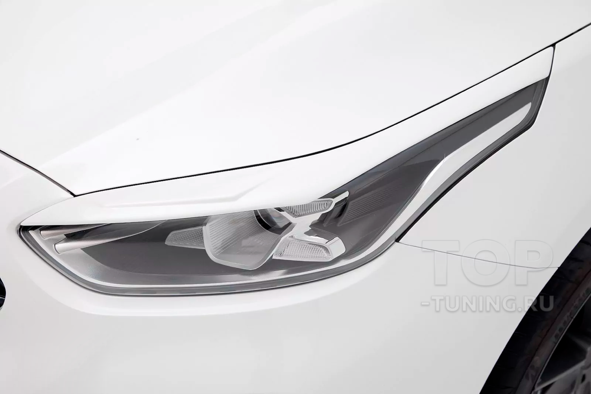 Тюнинг Киа Церато 4 (2018-2021) - Широкие реснички Advance на фары