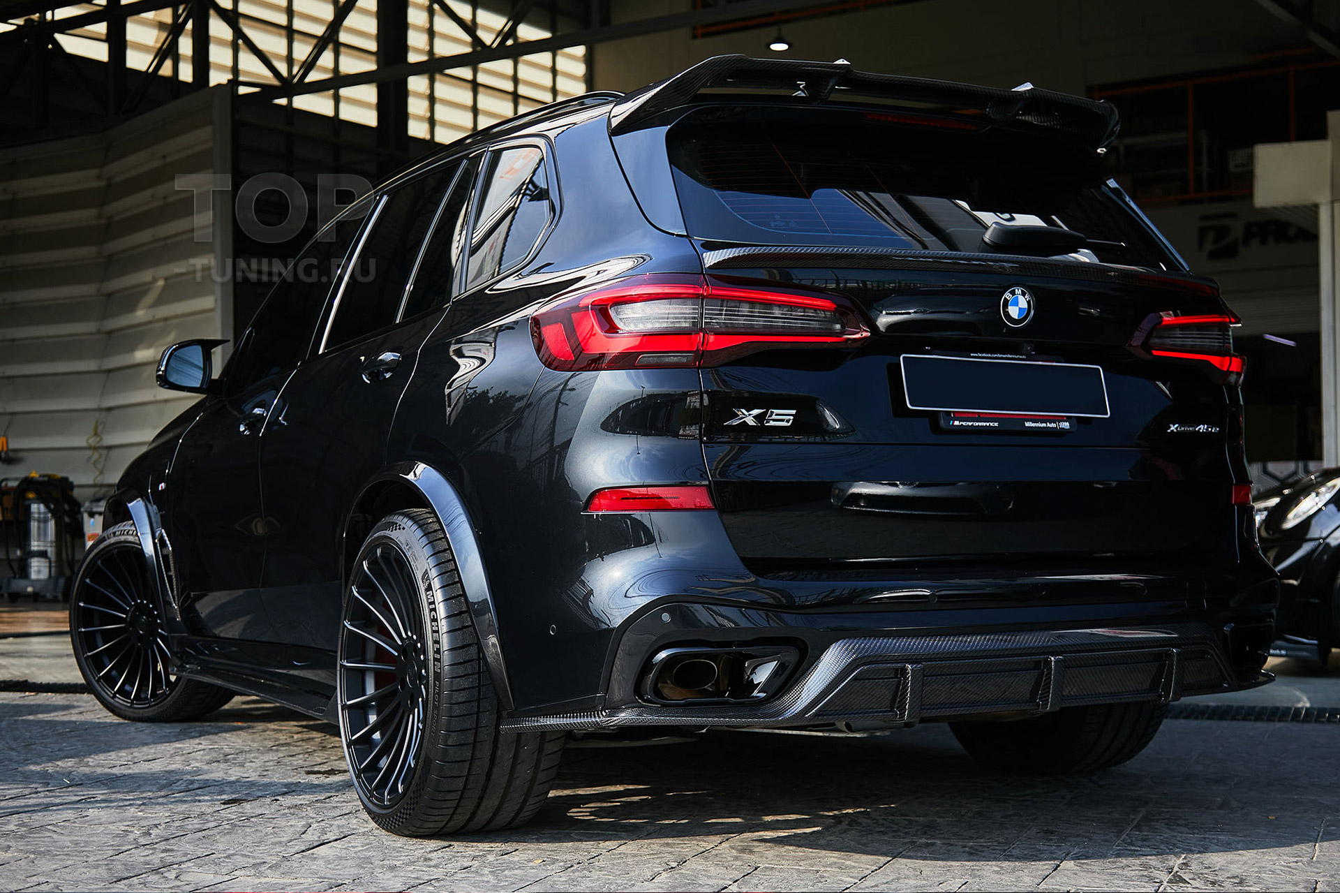 12230 Верхний спойлер Renegade для BMW X5 G05 Спойлер Renegade на крышку багажника БМВ Х5 G05