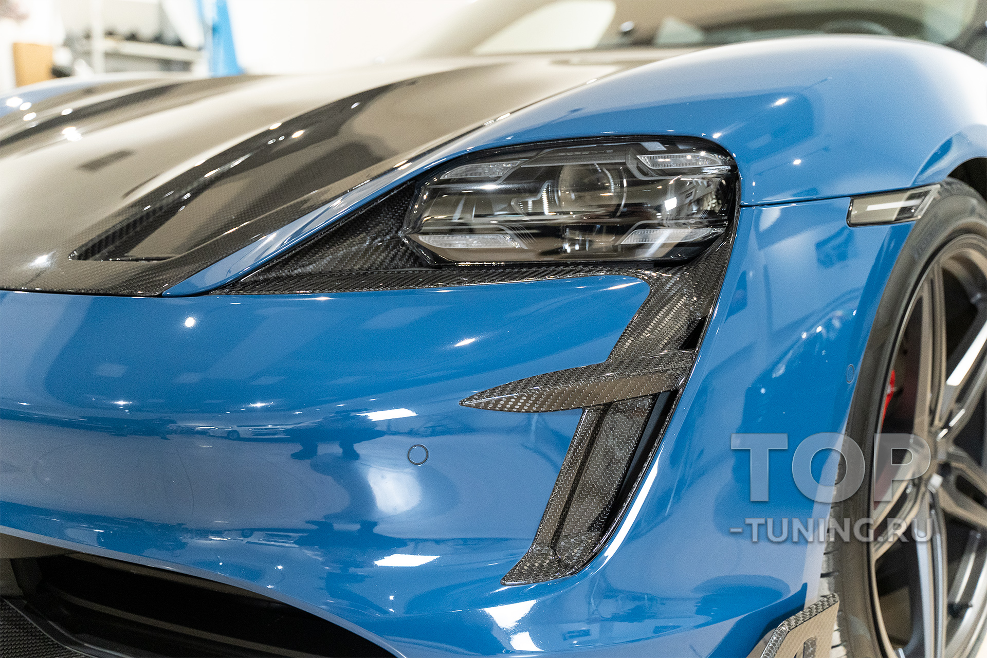 Тюнинг Порше Тайкан (2019+) - Решетки воздуховодов - обвес Renegade 12310 Решетки Renegade на воздуховоды для Porsche Taycan