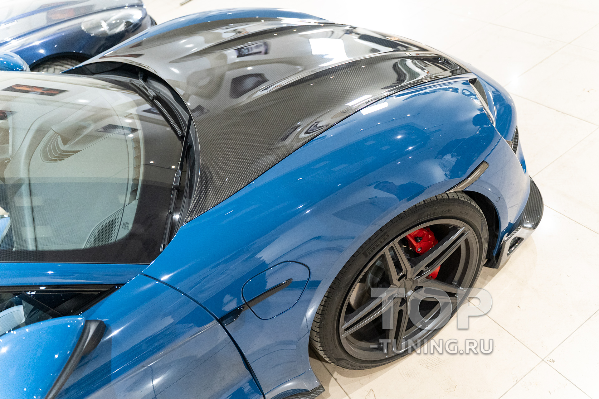 Тюнинг Порше Тайкан (2019+) - Капот с жабрами - обвес Renegade