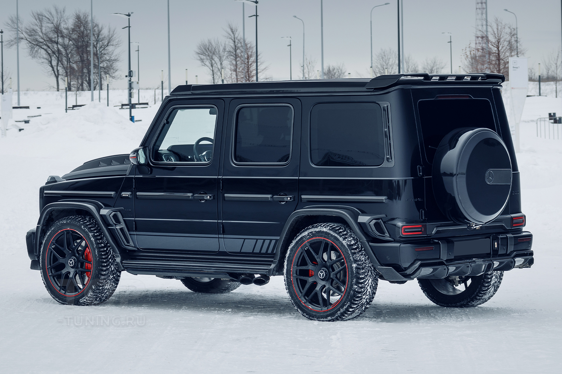12318 Карбоновые обвес Renegade для Mercedes (W463) G63 AMG