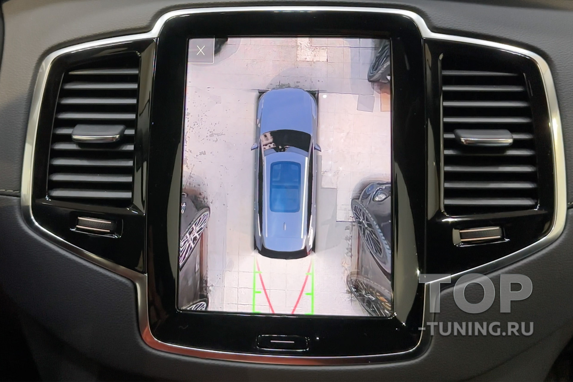 12556 Круговой 3D обзор 360° Panorama V4 для Volvo SPA с регистратором на 4 камеры