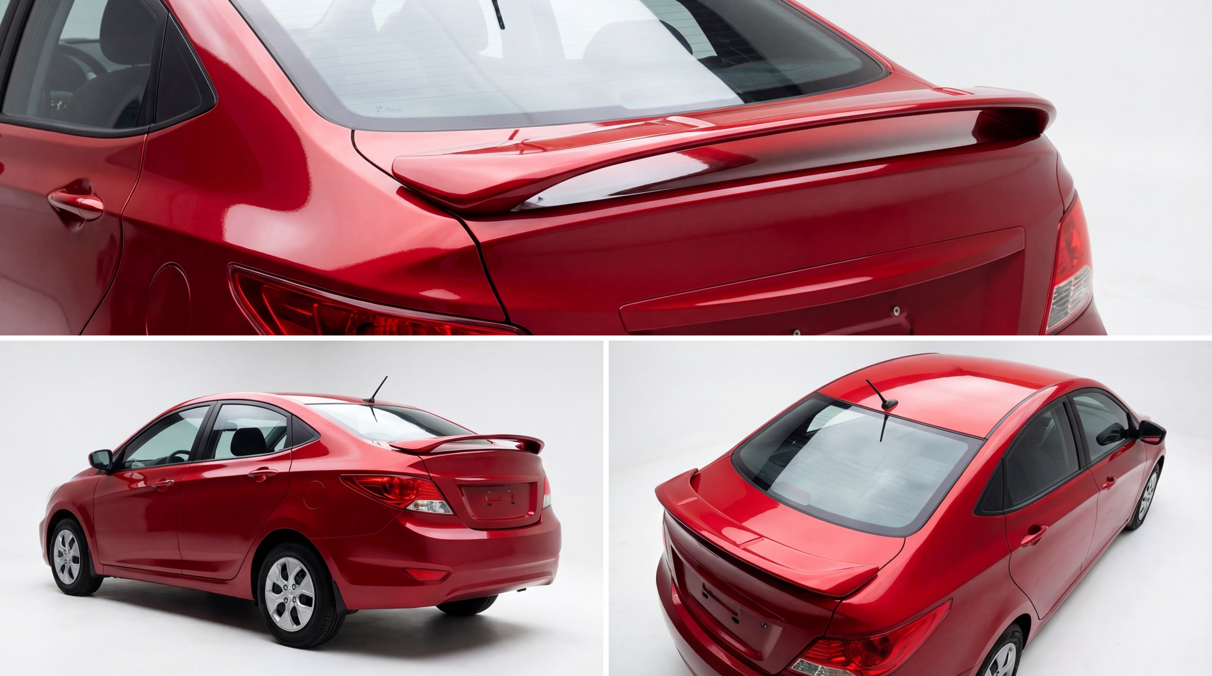 Спойлер ST, тюнинг Hyundai Solaris 1-го поколения. АБС пластик, под окраску. Технические характеристики и фото. Обзор с видео. Установка в Top Tuning по ключ