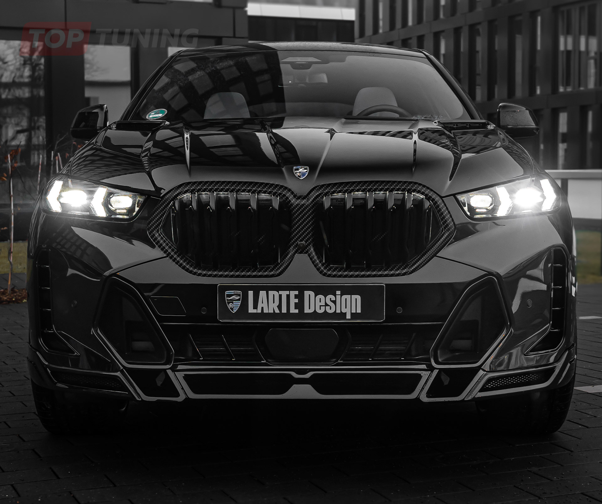 Рамка Larte Performance для решетки BMW X6 G06 Facelift. Технические характеристики и фото. Обзор с видео. Установка под ключ в Top Tuning. Оперативная доставка
