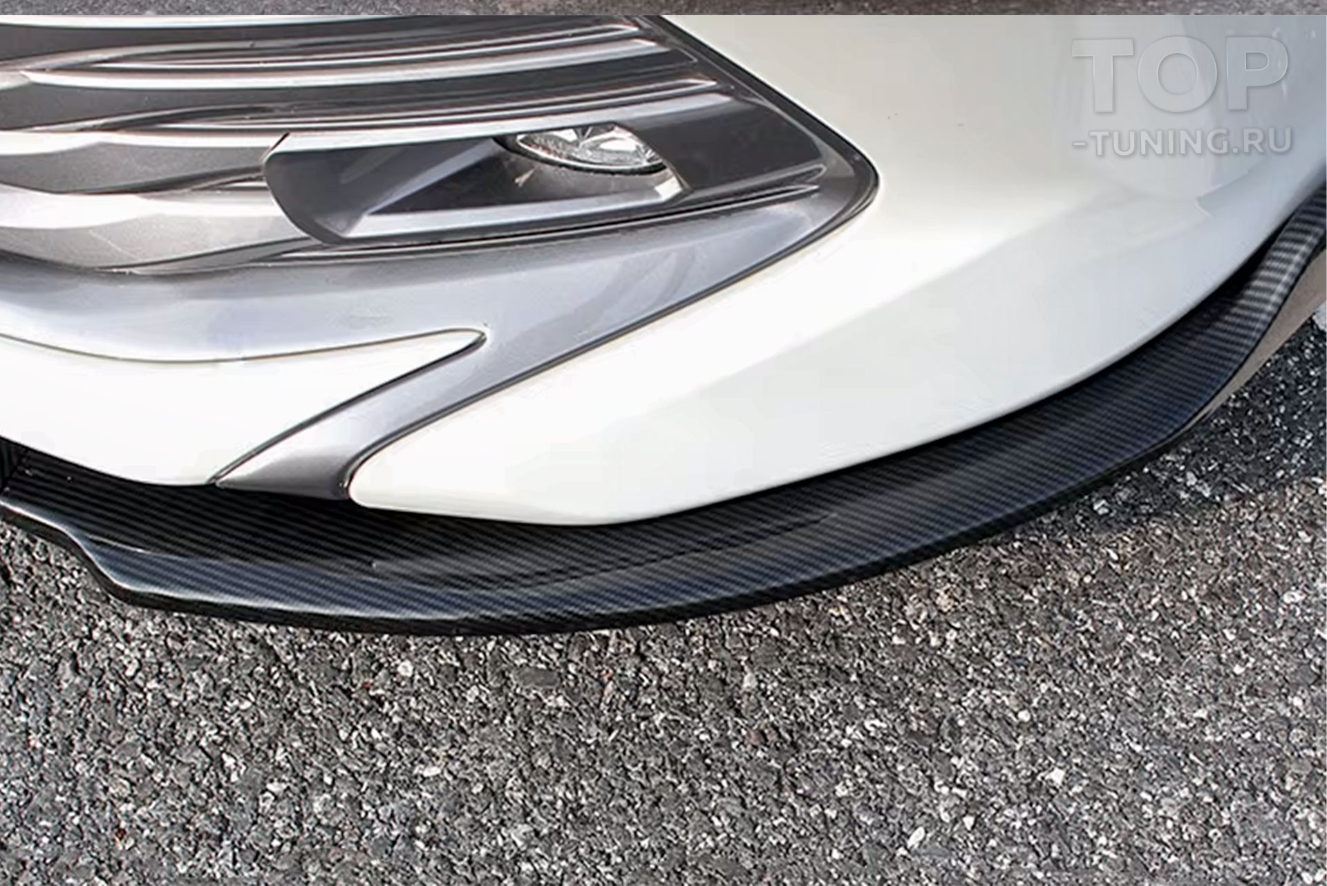 13025 Сплиттер SAMURA на передний бампер для Toyota Camry XV70