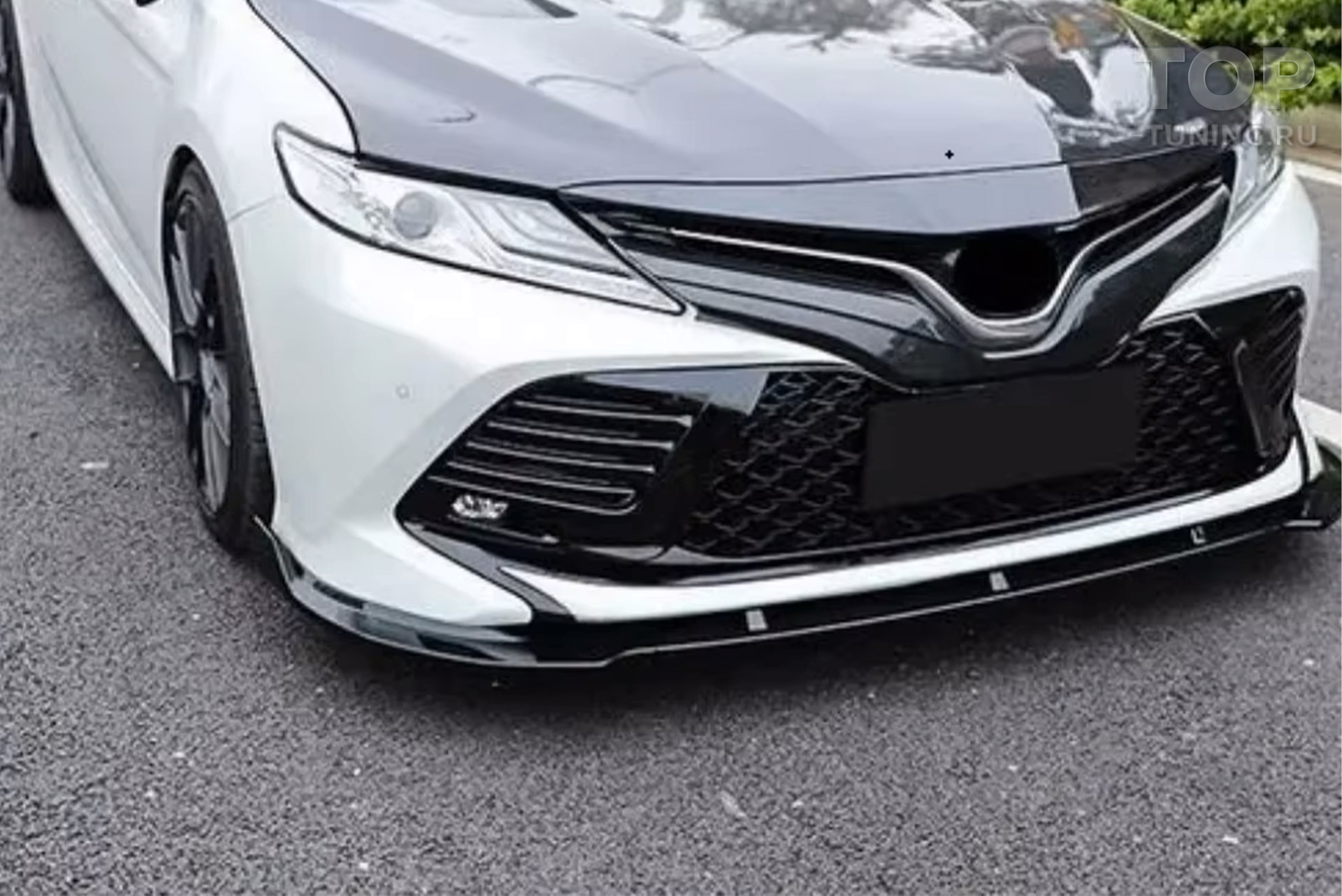 13025 Сплиттер SAMURA на передний бампер для Toyota Camry XV70