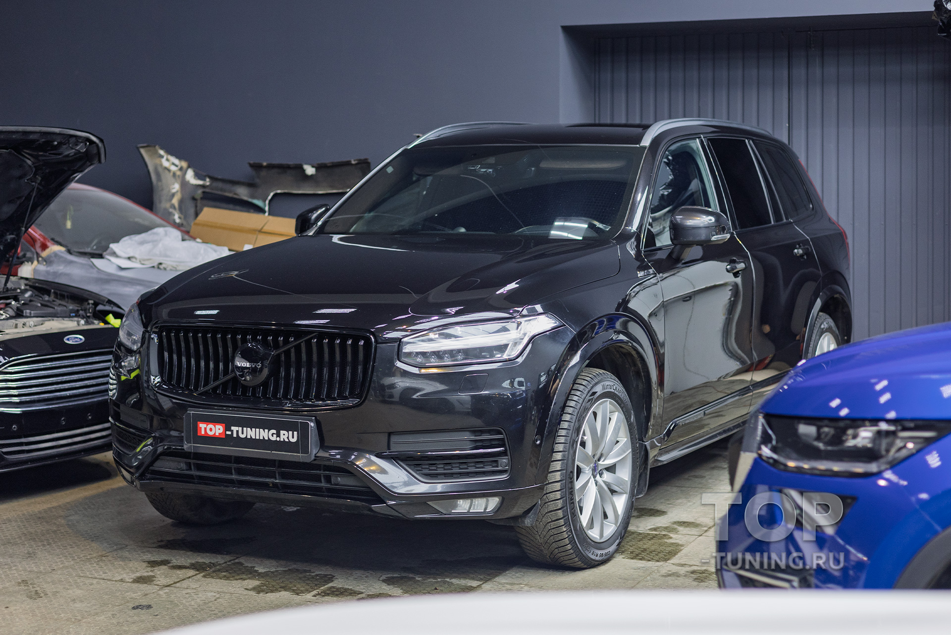 13074 Решетка радиатора Inscription Black Thor 2 для Volvo XC90 2 (Рестайлинг)