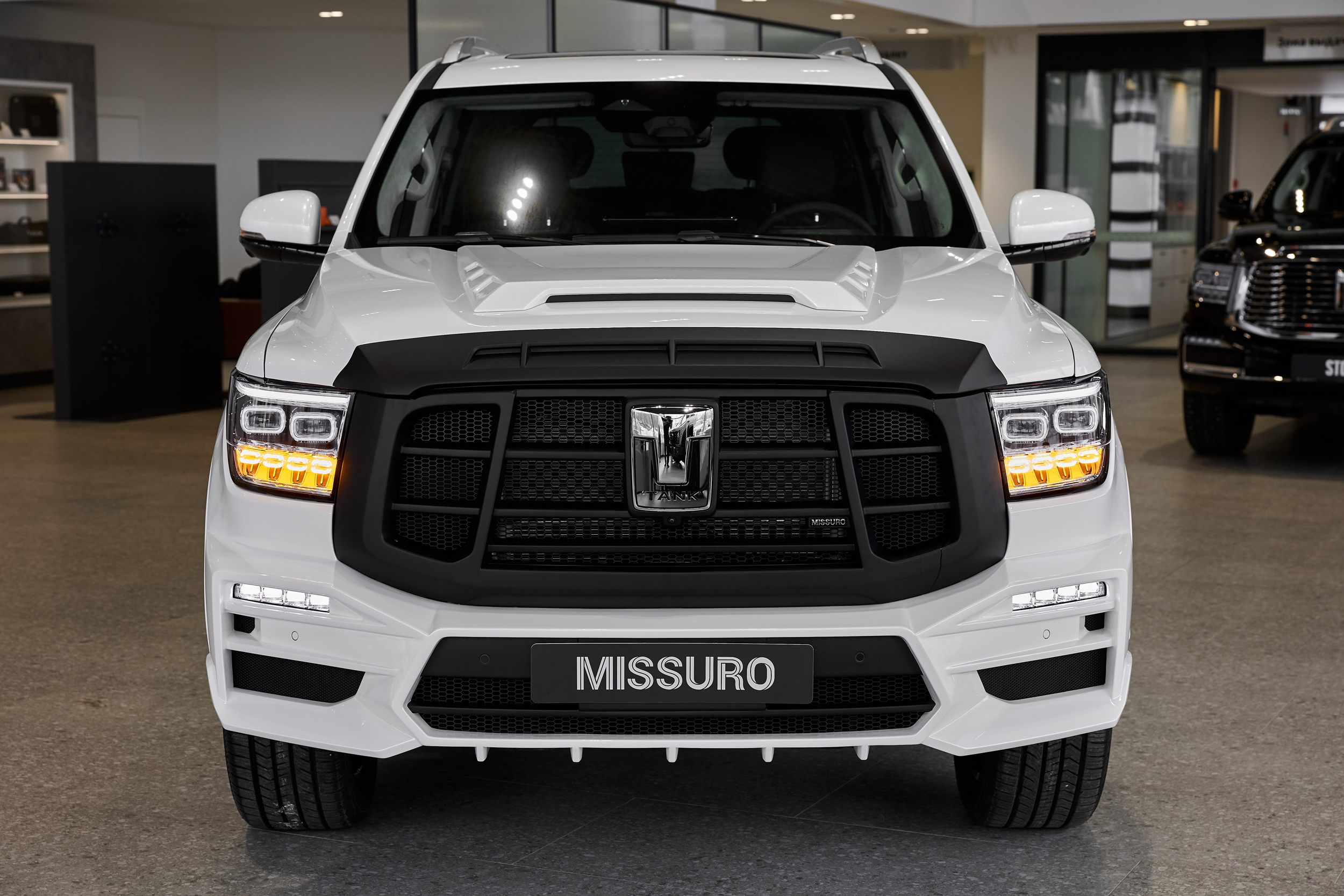 13199 Передняя накладка Missuro Larte Design на капот — тюнинг Tank 500 Накладка на переднюю часть капота Миссуро Ларт Дизайн для Танк 500 Стеклопластик | Цвет по заводским кодам | Премиум