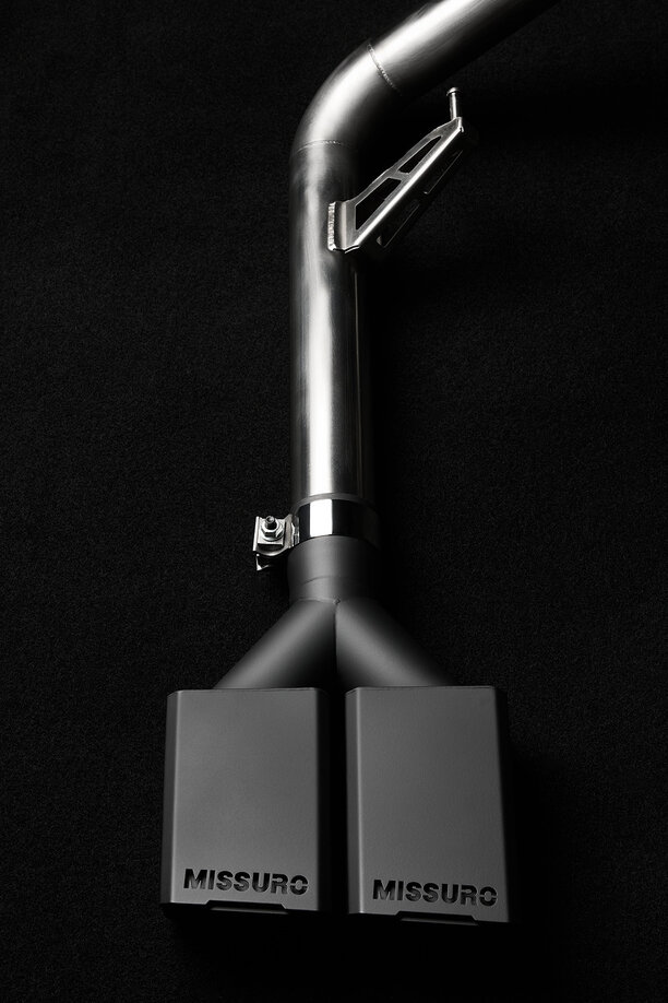 13202 Раздвоенный выхлоп Missuro Larte Design с насадками — тюнинг Tank 500