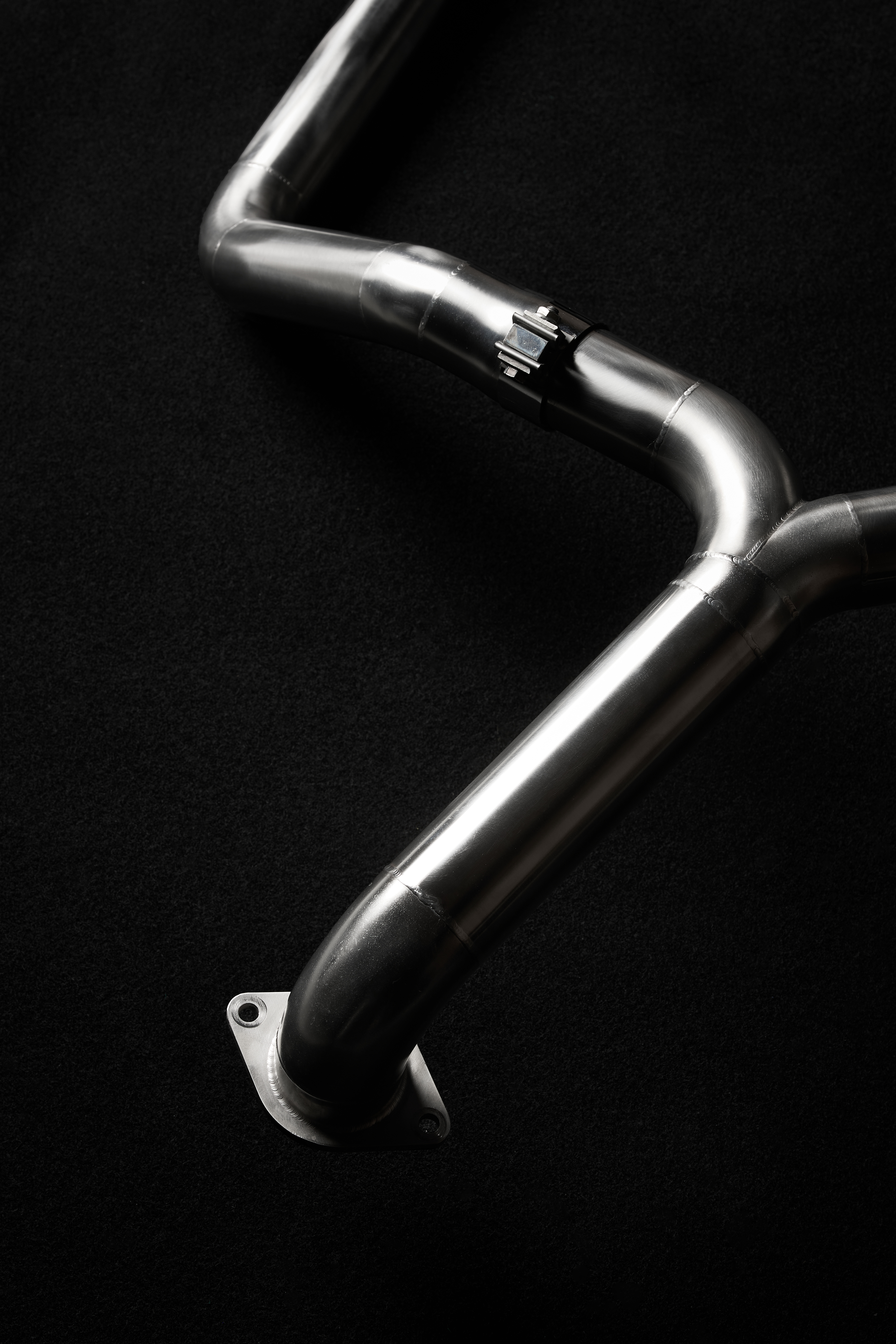 Раздвоенная выхлопная система из нержавеющей стали Миссуро Ларт Дизайн с насадками для Танк 500 Премиум |  Нержавеющая сталь |  С матовыми насадками | Штатный монтаж