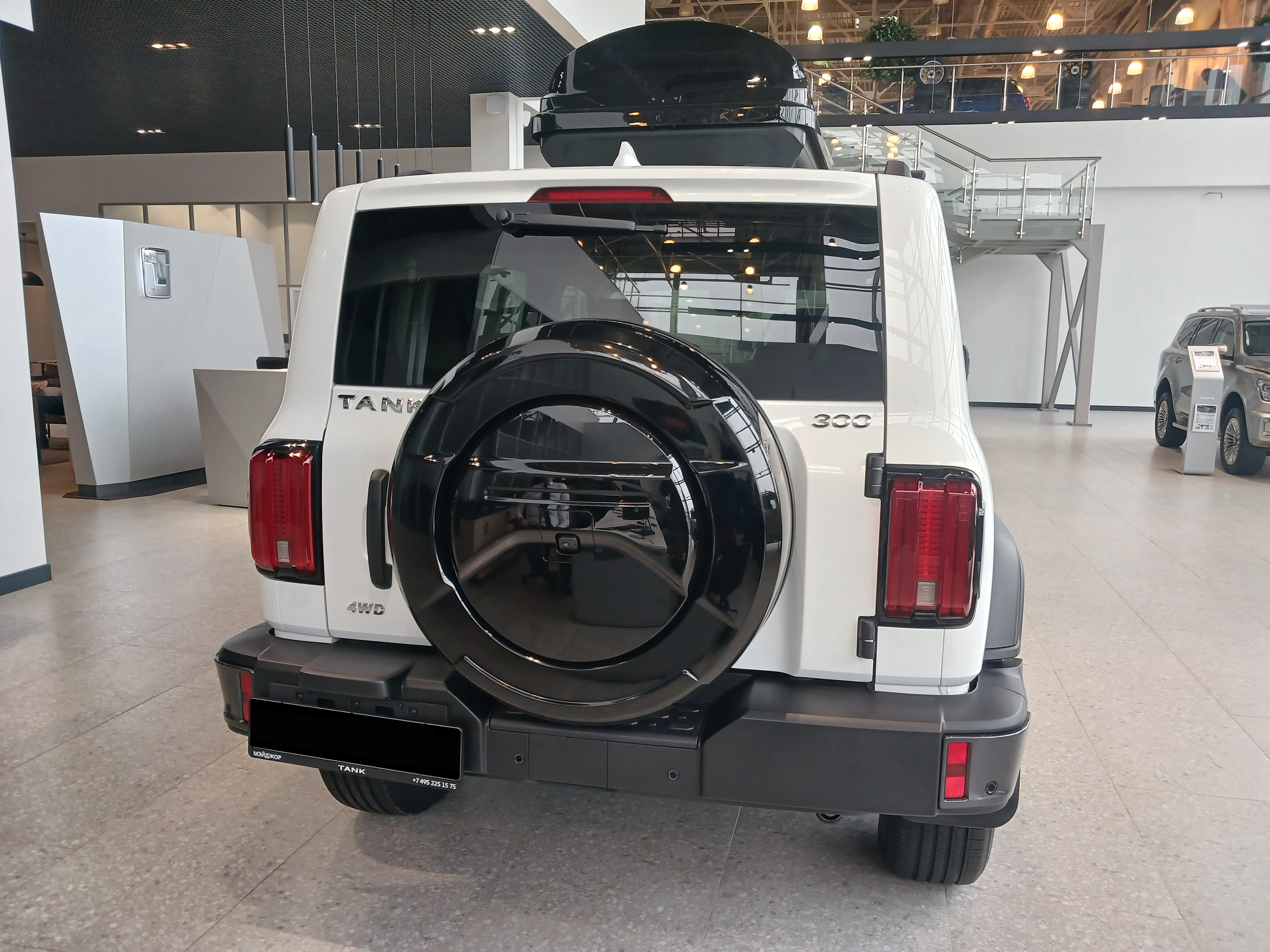 Пластиковая накладка для запасного колеса - Танк 300 Цена за 1 шт. | Черный глянец / мат или под окраску  