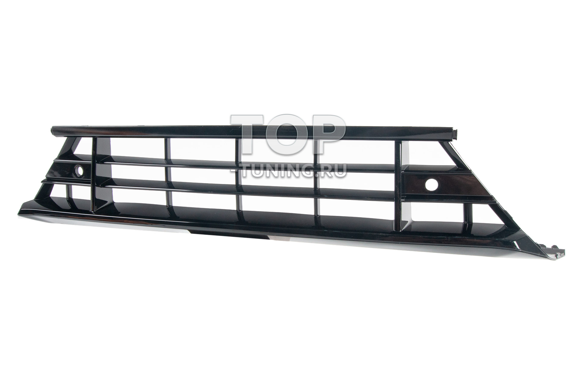 Спойлер переднего бампера Р-Дизайн  для Вольво ХС60 2 поколение (2021-2025 / рестайлинг 1) Цена за 1 шт. | Черный глянец | ABS-пластик