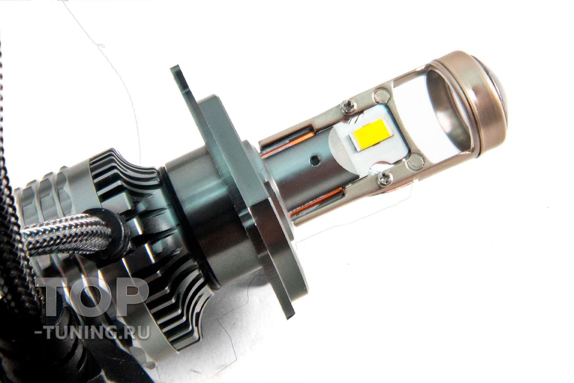 13433 Светодиодные мини линзы MTF MicroLENS для фар авто Универсальный тюнинг для оптики головного света - Светодиодные двухрежимные модули MicroLENS - H серии Цена за 2 шт. | Ближний - 50 Вт / 2700 lm | Дальний - 55 Вт / 4000 lm | 6000k