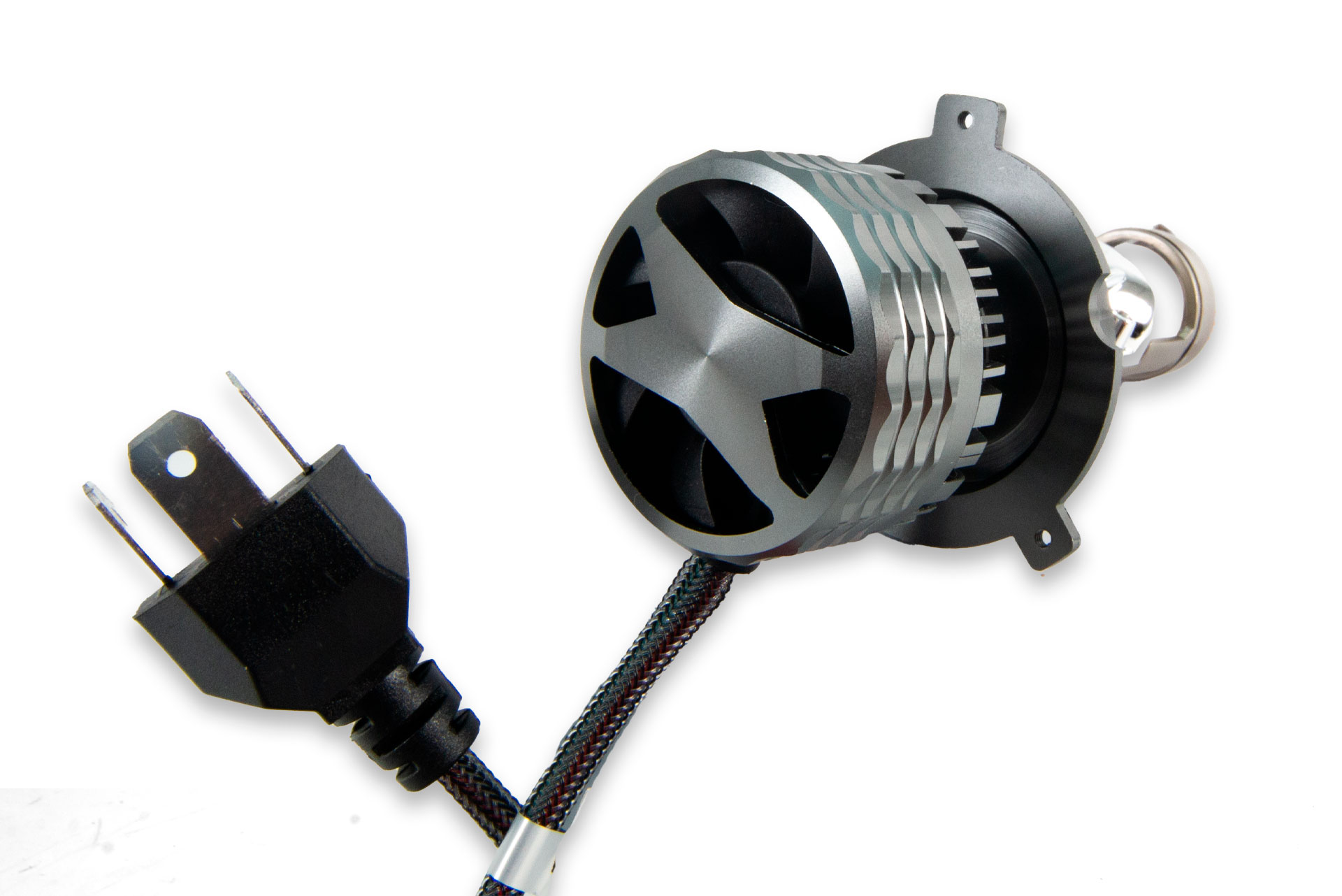 Универсальный тюнинг для оптики головного света - Светодиодные двухрежимные модули MicroLENS - H серии Цена за 2 шт. | Ближний - 50 Вт / 2700 lm | Дальний - 55 Вт / 4000 lm | 6000k 13433 Светодиодные мини линзы MTF MicroLENS для фар авто