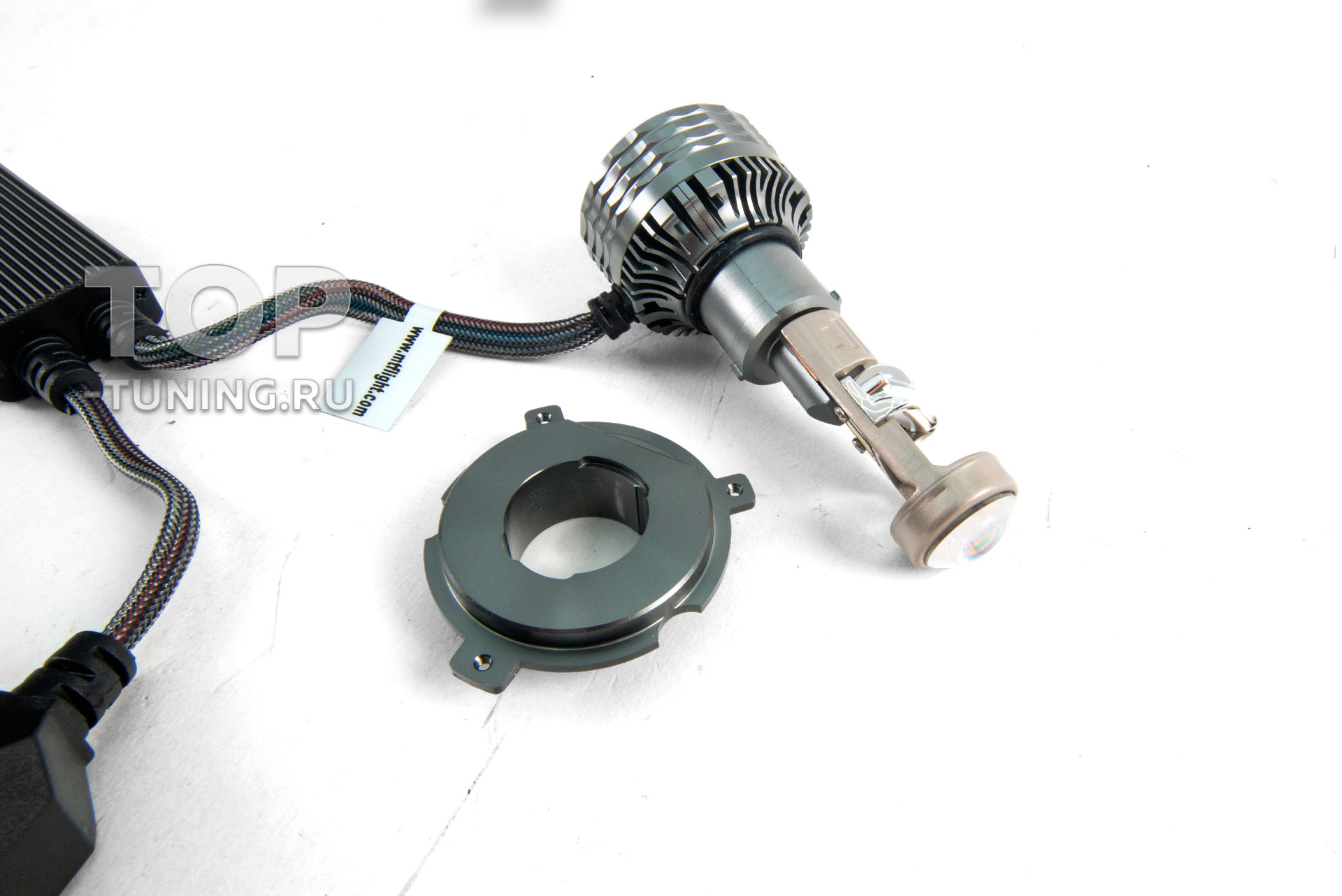 13433 Светодиодные мини линзы MTF MicroLENS для фар авто Универсальный тюнинг для оптики головного света - Светодиодные двухрежимные модули MicroLENS - H серии Цена за 2 шт. | Ближний - 50 Вт / 2700 lm | Дальний - 55 Вт / 4000 lm | 6000k