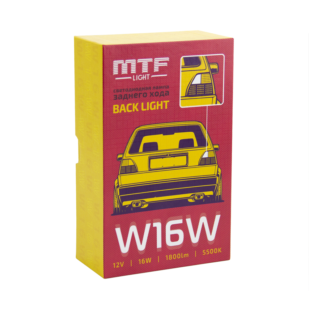 13584 Сигнальная лампа MTF BACK LIGHT (W16W) в фонарь заднего хода