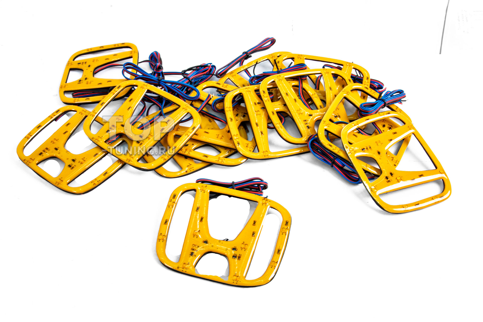 13601 Светодиодная вставка под эмблему LED на Honda Двухрежимная LED подсветка эмблемы Хонда Цена за 1 шт. | Два режима: Белый или красный | Эмблема приобретается отдельно