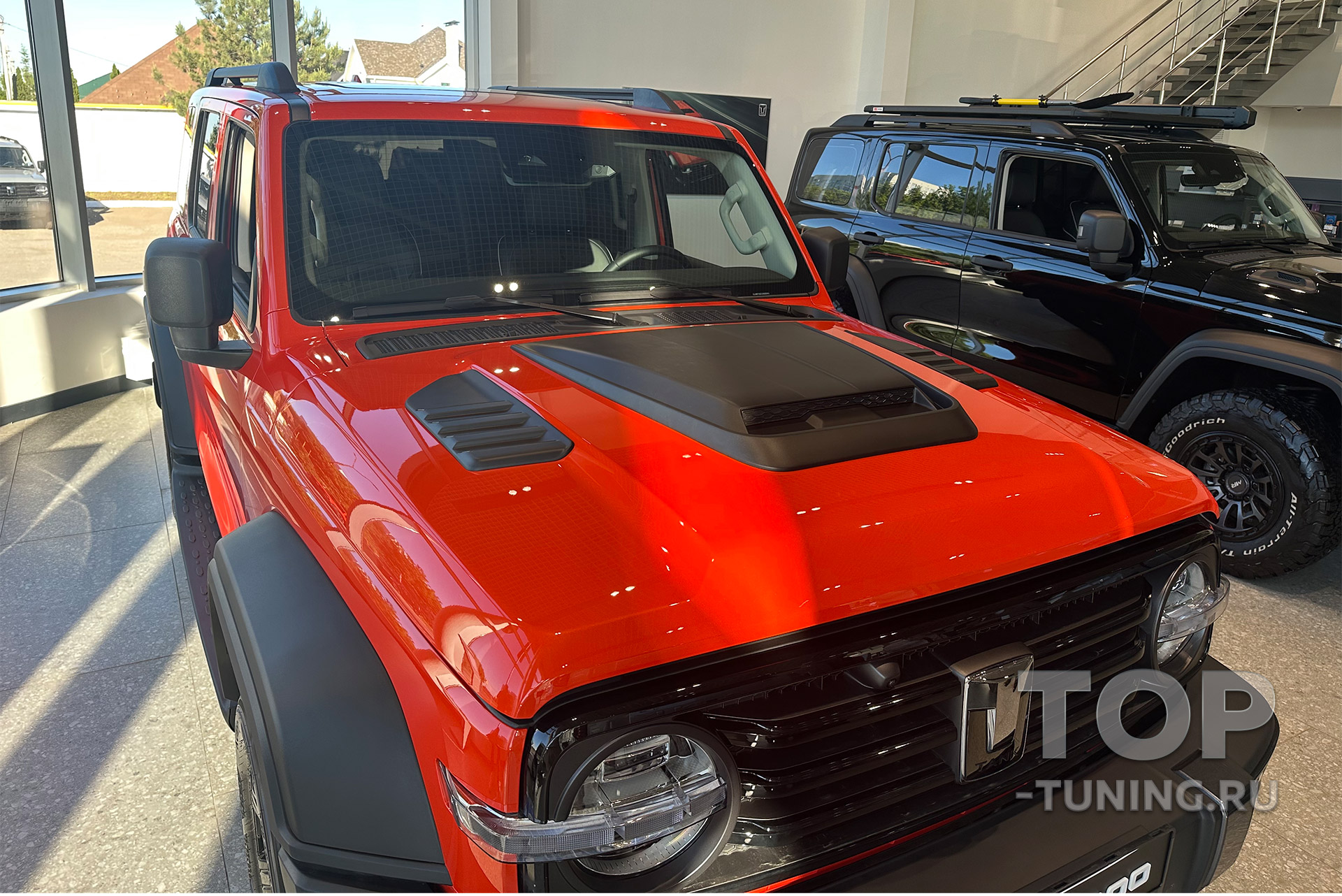 13614 Накладки IN Performance на капот TANK 300 Воздухозаборники капота ИН Перформанс для Танк 300 Цена за комплект | ABS-пластик | Черный матовый цвет