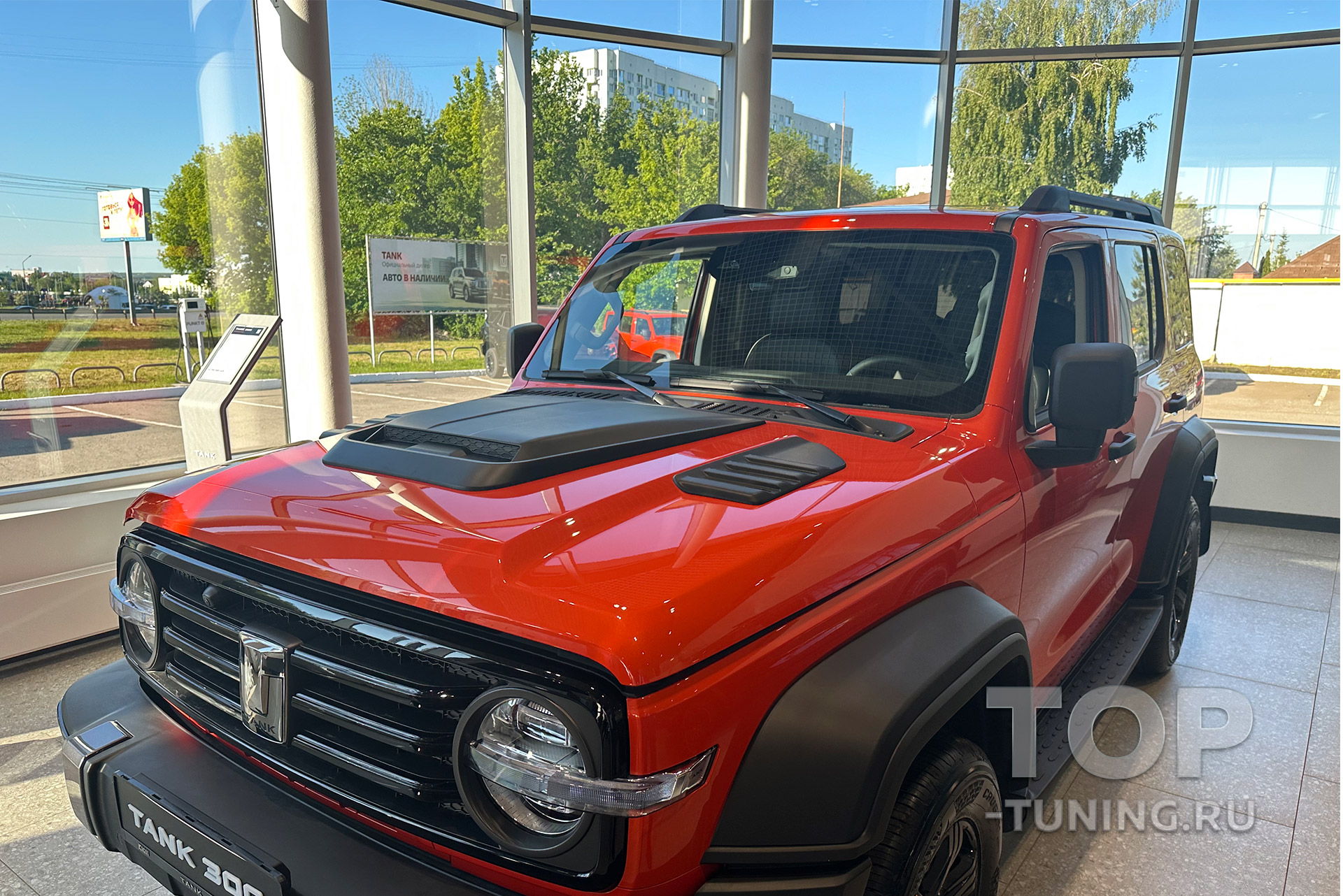 13614 Накладки IN Performance на капот TANK 300 Воздухозаборники капота ИН Перформанс для Танк 300 Цена за комплект | ABS-пластик | Черный матовый цвет