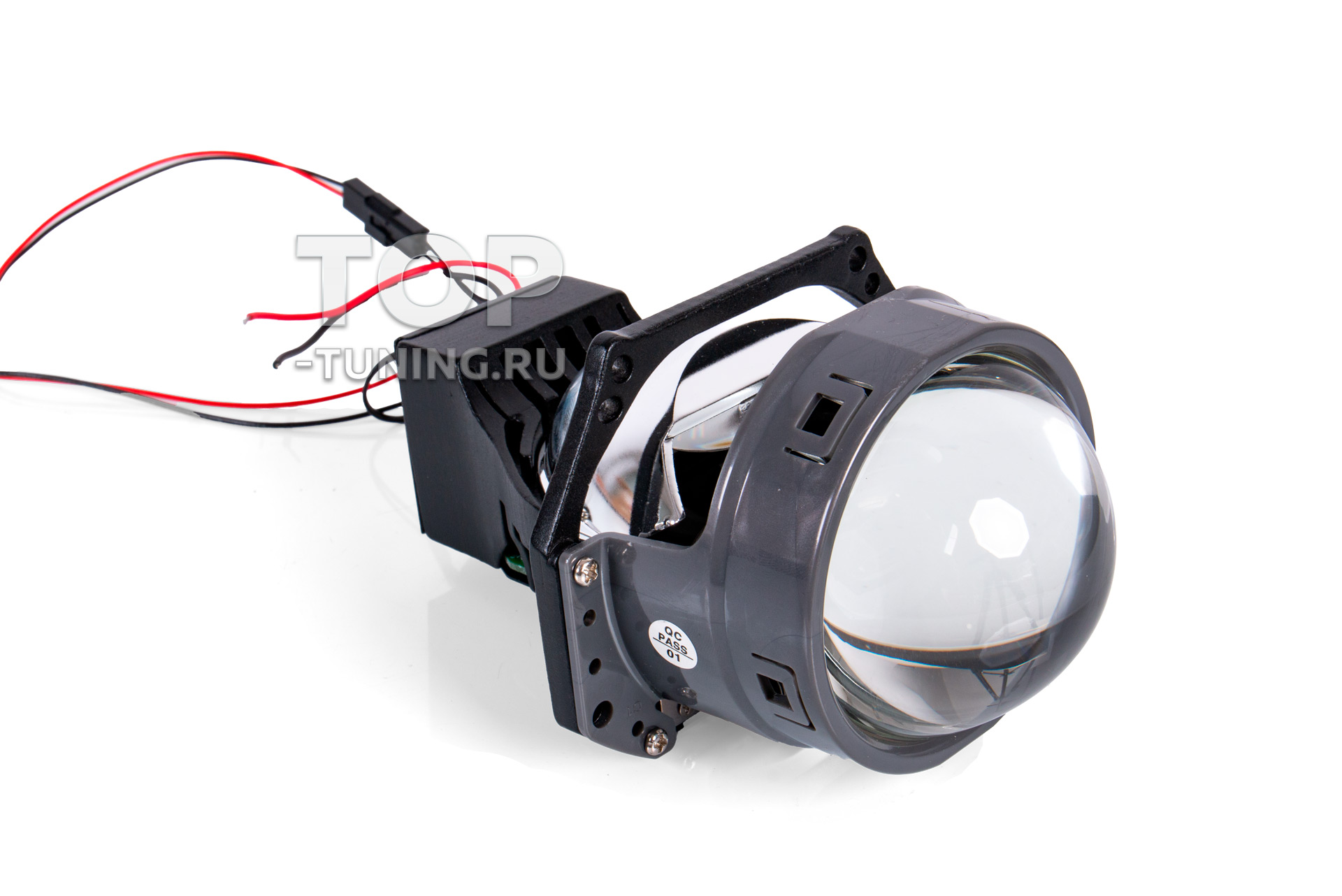 13652 Светодиодные БИ-линзы IPHCAR i8 PRO (5500К) в фары авто Двухрежимные БИ-Линзы i8 PRO — тюнинг оптики авто Цена за 2 шт. / 12V / Ближний 40 Вт / Дальний 45 Вт / 5500K / Холодный свет / Под Hella 3