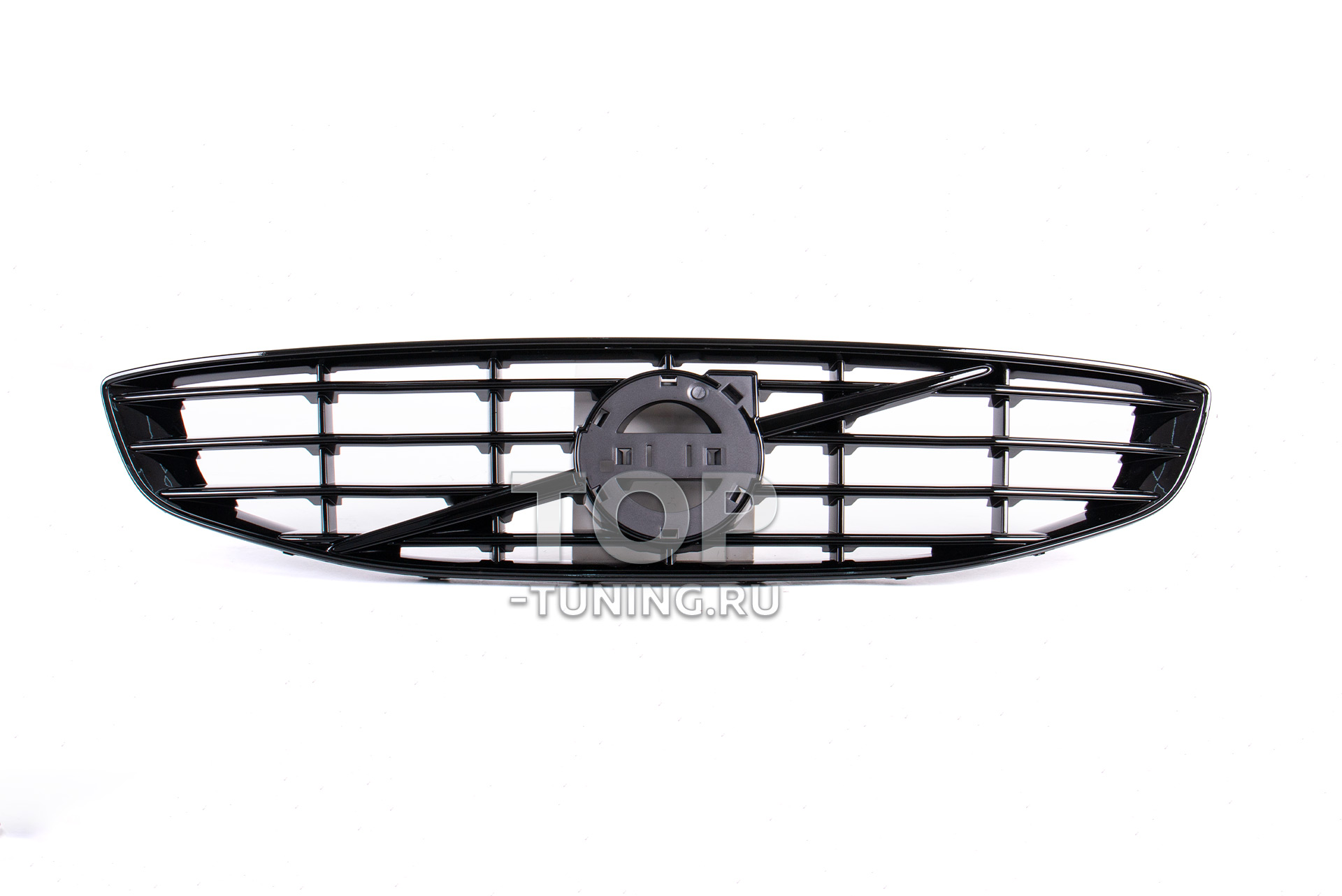 13675 Решетка радиатора Black Thor для Volvo S60 / V60 (2013 - 2018) Черная решетка радиатора в стиле Black Thor для Вольво С60 / В60 (2 рестайлинг) ABS-пластик | Эмблема приобретается отдельно