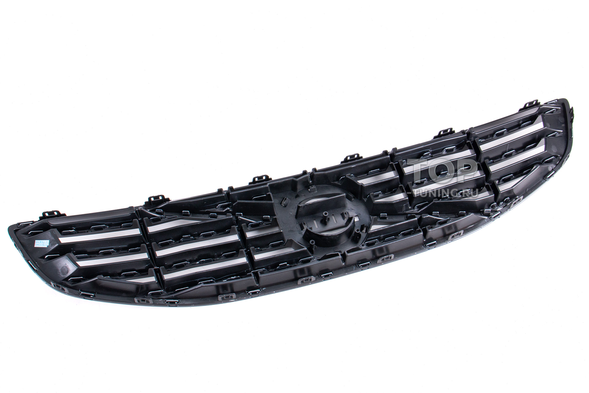 Черная решетка радиатора в стиле Black Thor для Вольво С60 / В60 (2 рестайлинг) ABS-пластик | Эмблема приобретается отдельно 13675 Решетка радиатора Black Thor для Volvo S60 / V60 (2013 - 2018)