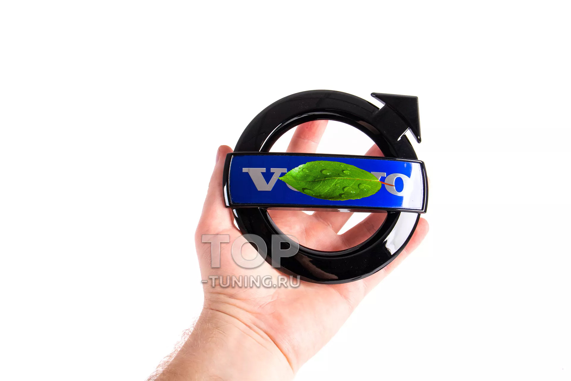 13680 Черная эмблема в решетку радиатора Volvo S60, V60, XC60 (2014-2017)