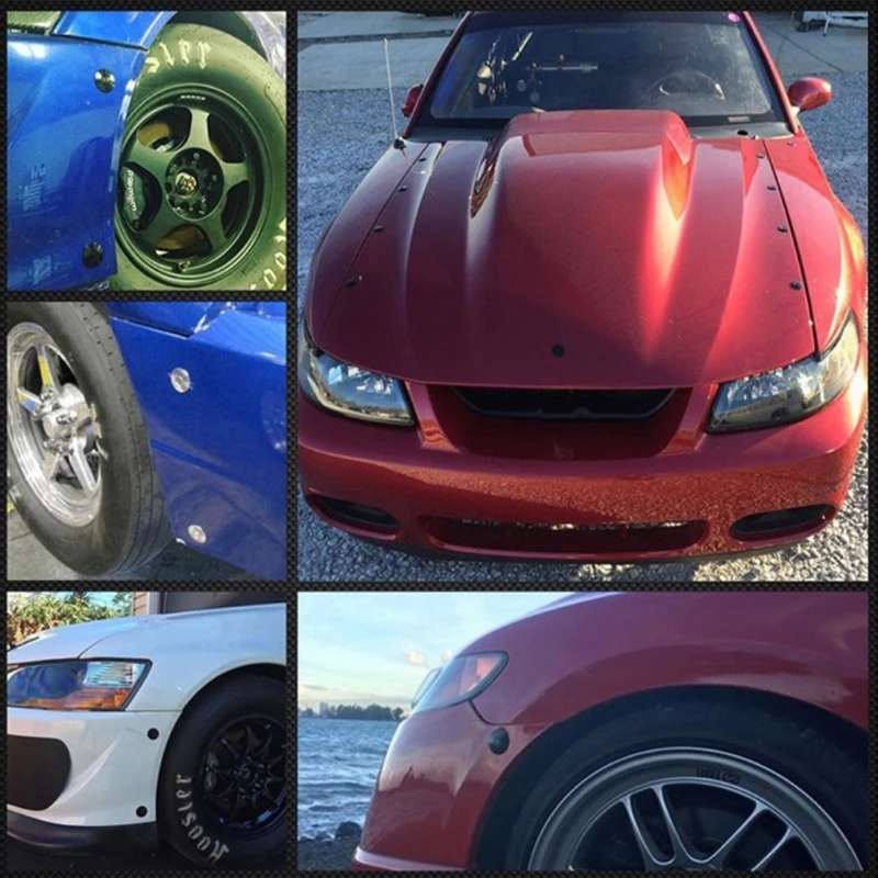 Спортивные замки на капот, бампер, обвес – Кнопка 