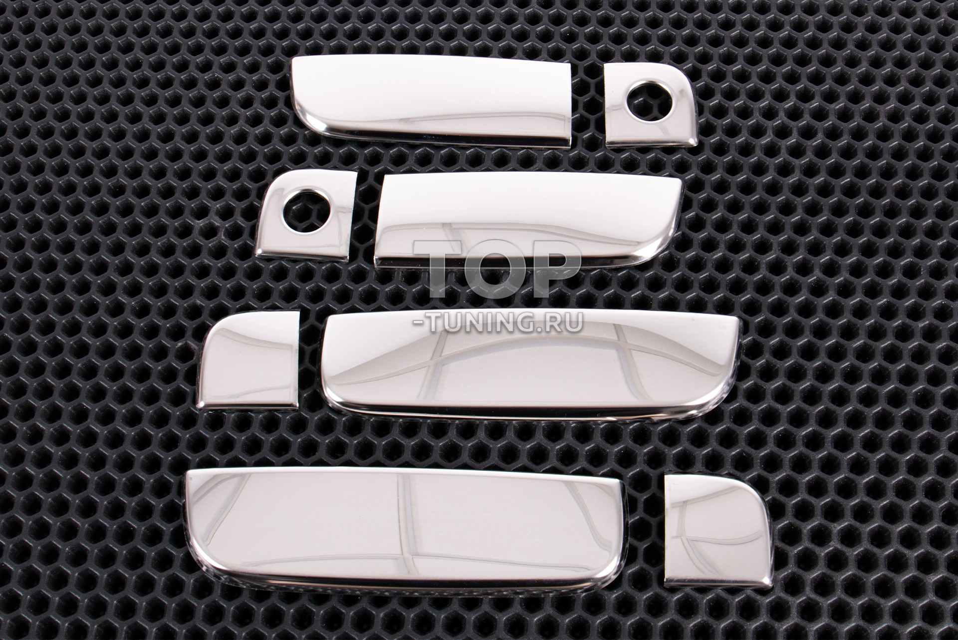 13709 Металлические хромированные накладки на ручки дверей для Kia Soul (2009-2014)