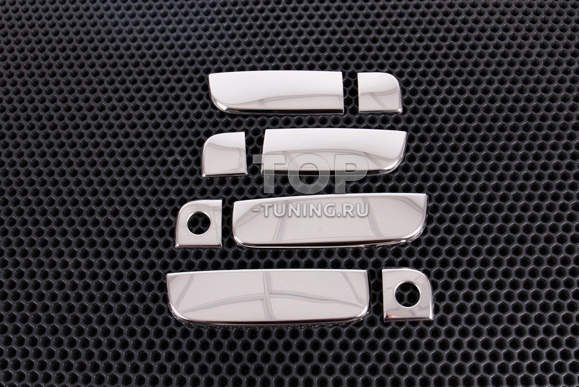 13709 Металлические хромированные накладки на ручки дверей для Kia Soul (2009-2014)