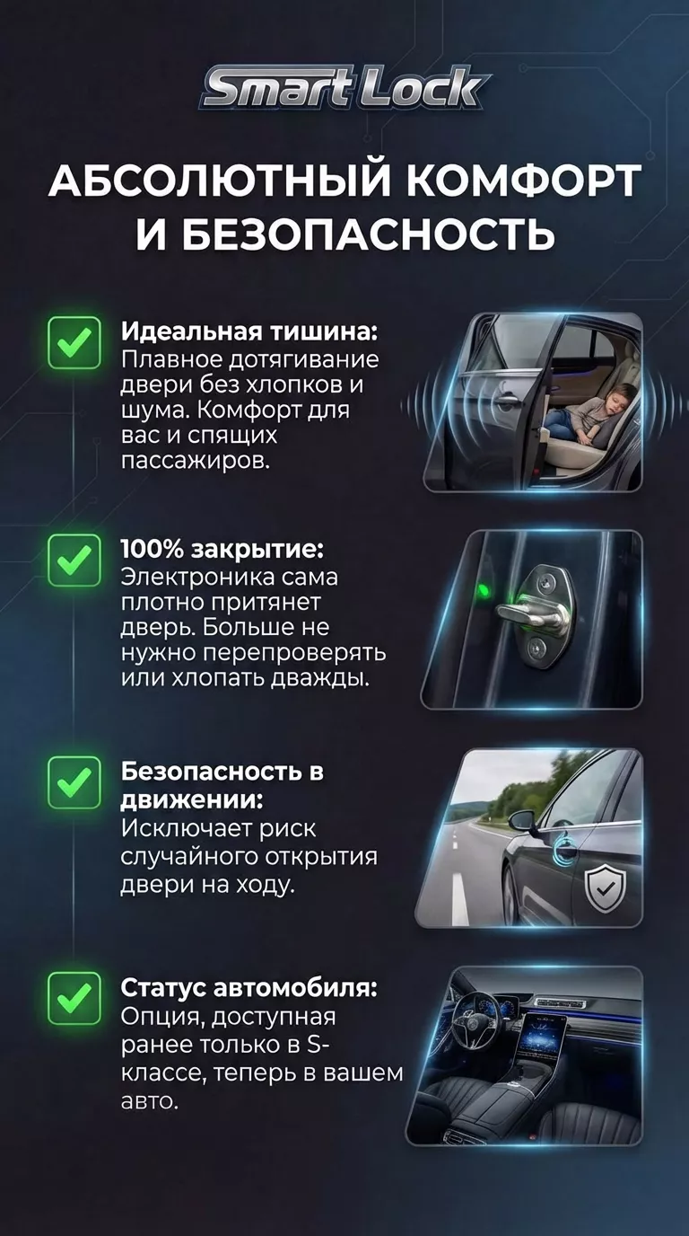 13931 Доводчики дверей (2 шт.) &mdash; Тип E (Toyota LC300, Lexus LX600)