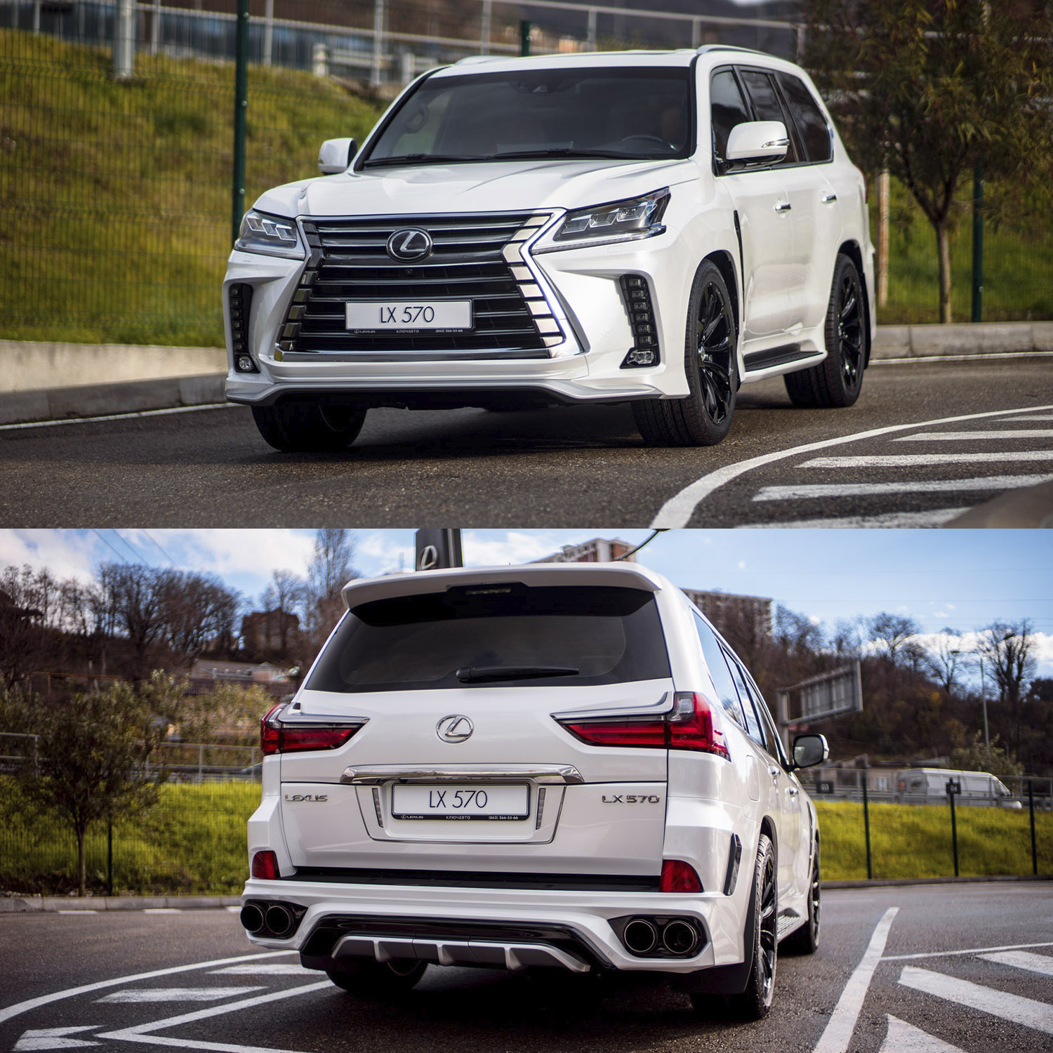 Обвес MTR Design для Lexus LX 450d / 570 (2015-2021, J201, рестайлинг 2)
