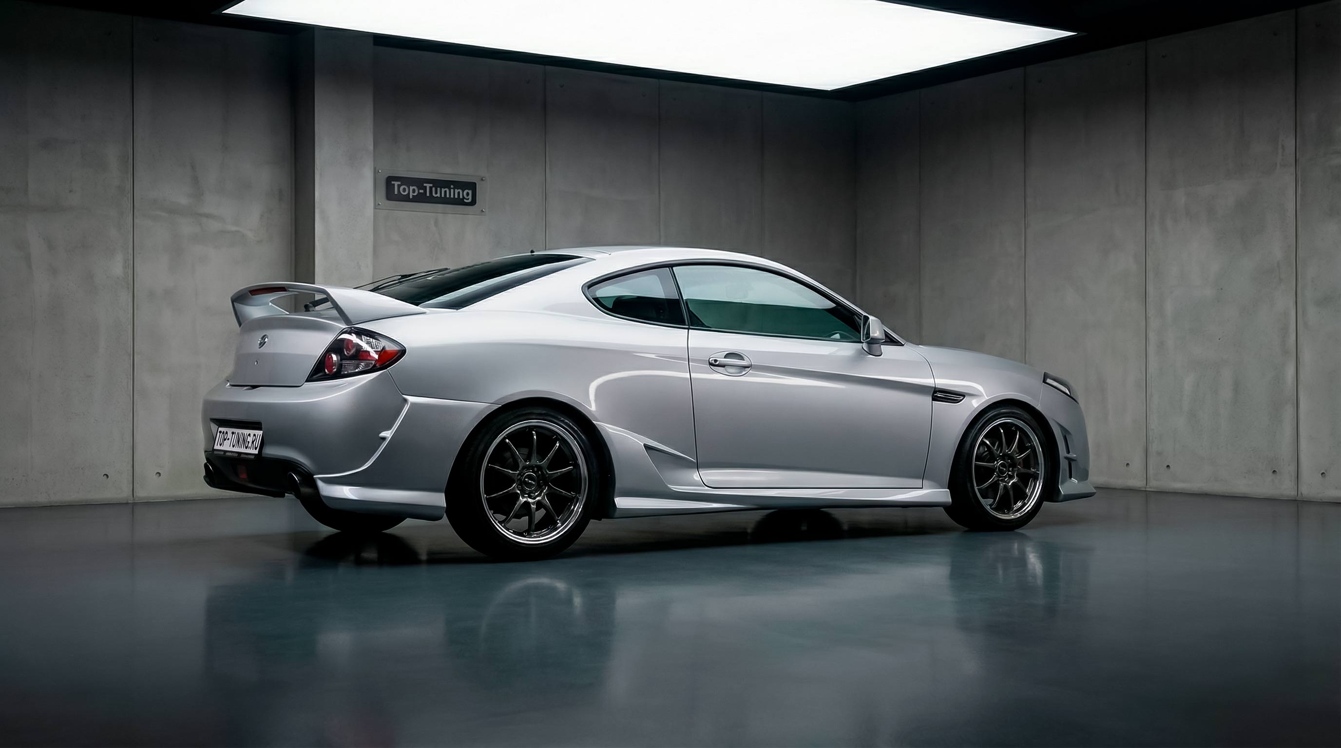 Обзор тюнинг обвеса TomS для Хендай Купе / Тибурон. В наличии и под заказ, доставка по России. Профессиональная установка под ключ в Москве. Узнайте цену на сайте 14 Обвес TomS на Hyundai Tiburon Coupe GK