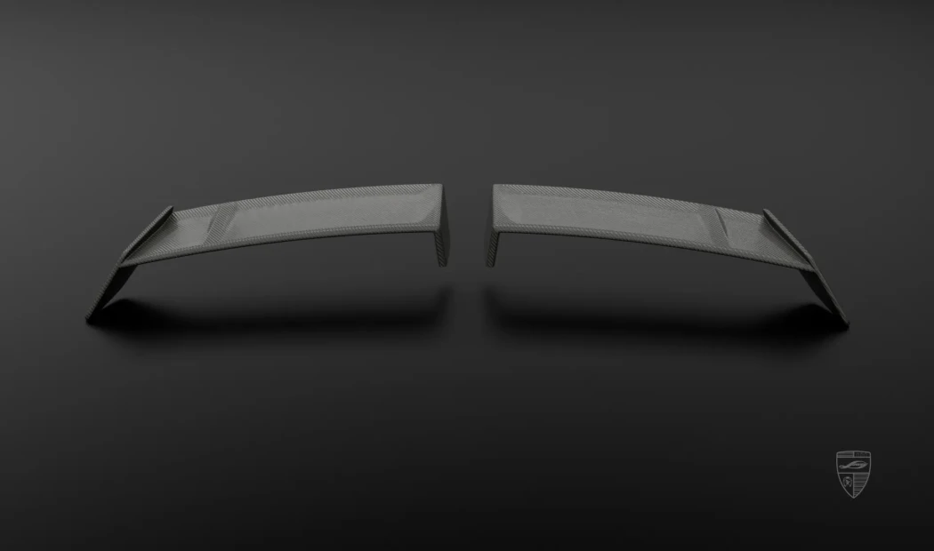 Продувной спойлер багажника Сигнатур для Мерседес АМГ ГТ 63 (2017-2025) &mdash; Ларте Дизайн Окрашенный базальт или натуральный карбон | Премиум | Штатный монтаж