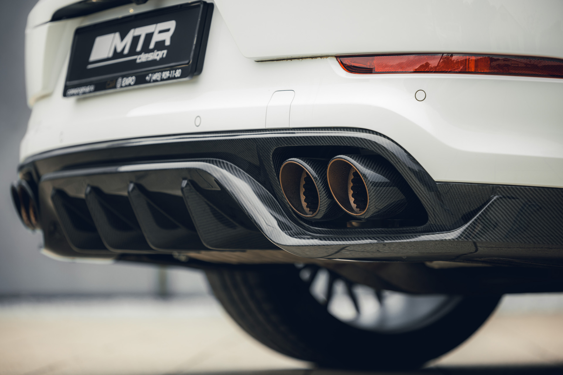 Аэродинамический обвес МТР Дизайн для Порше Каен Купе (9Y3) (2017&ndash;2023) ABS-пластик | Штатная установка | Для комплектаций Base / S / Turbo